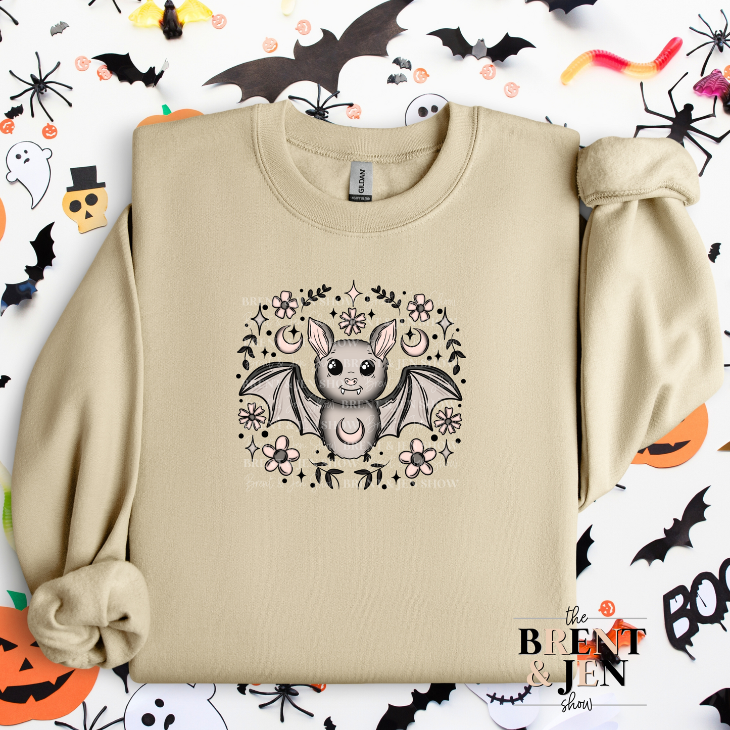 Floral Bat Sweatshirt