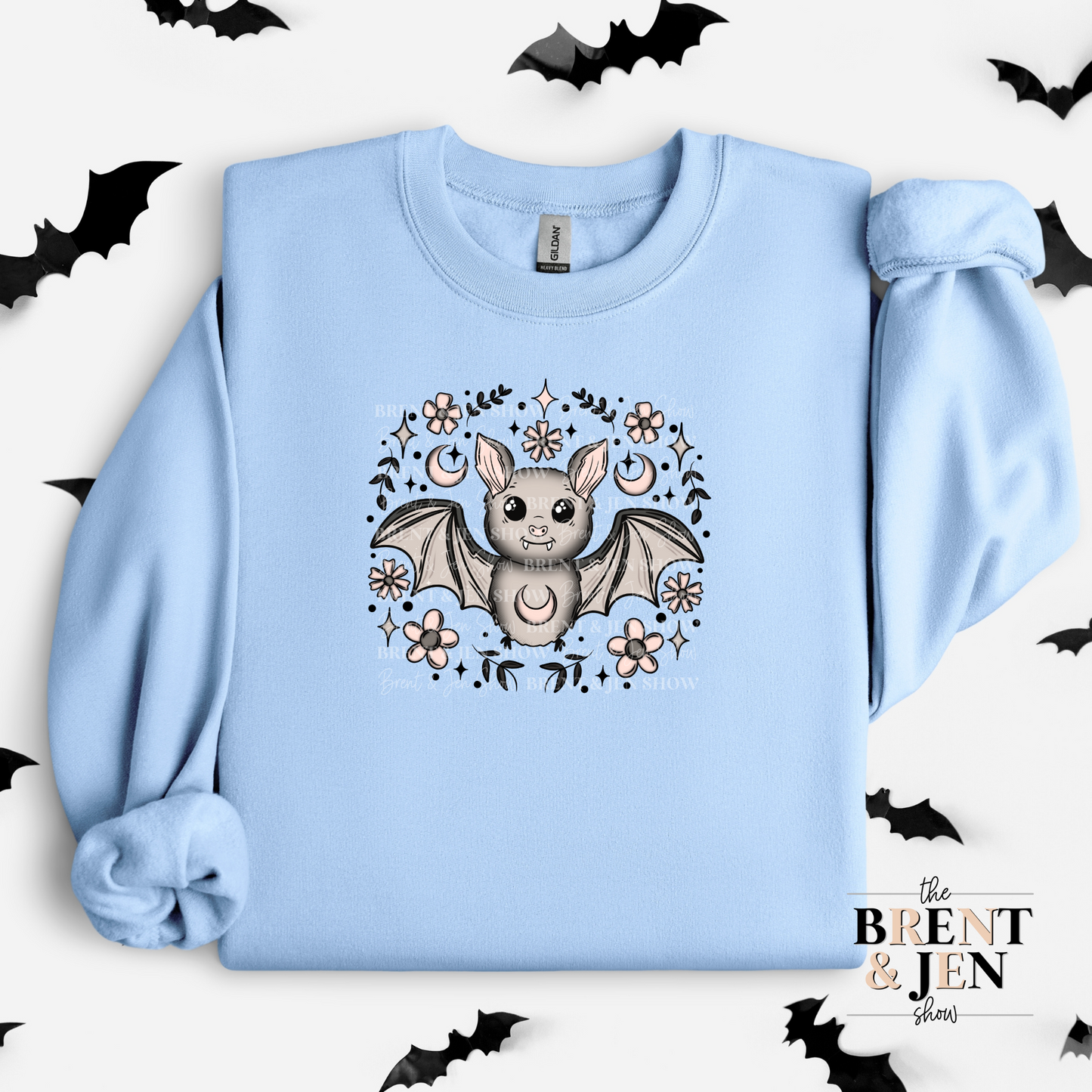 Floral Bat Sweatshirt