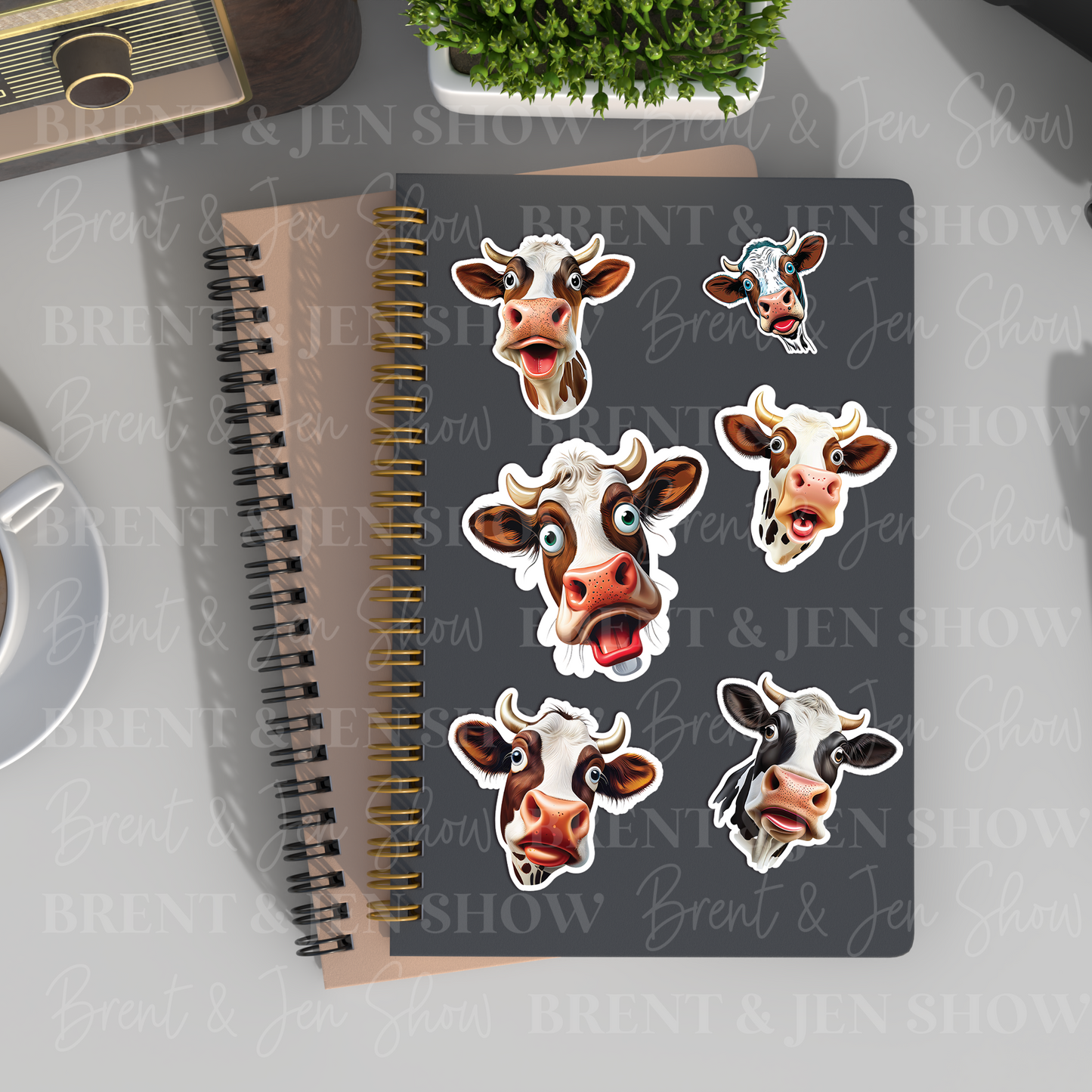 Funny Cow Sticker Pack