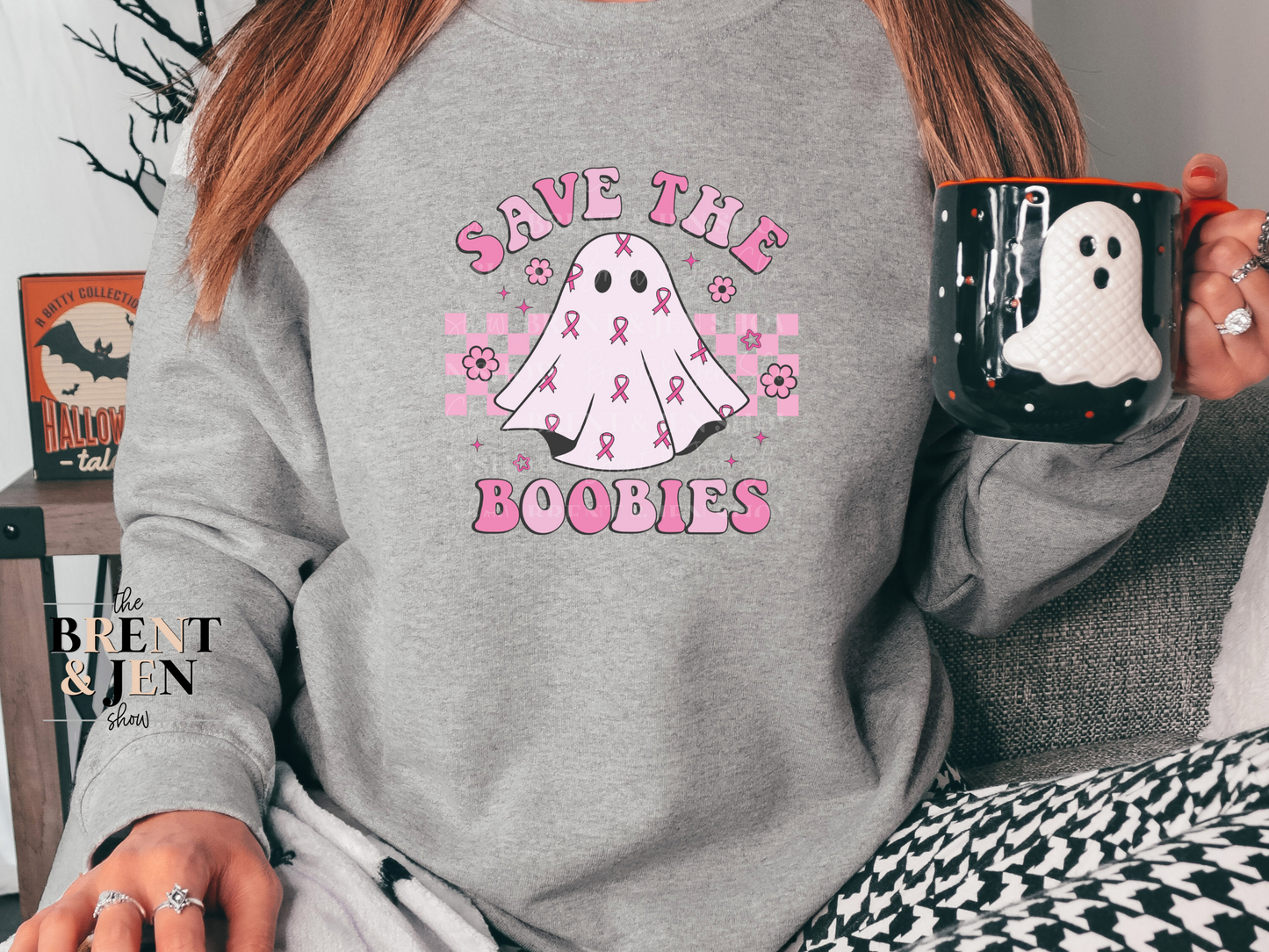 Save the Boobies, Ghost Sweatshirt