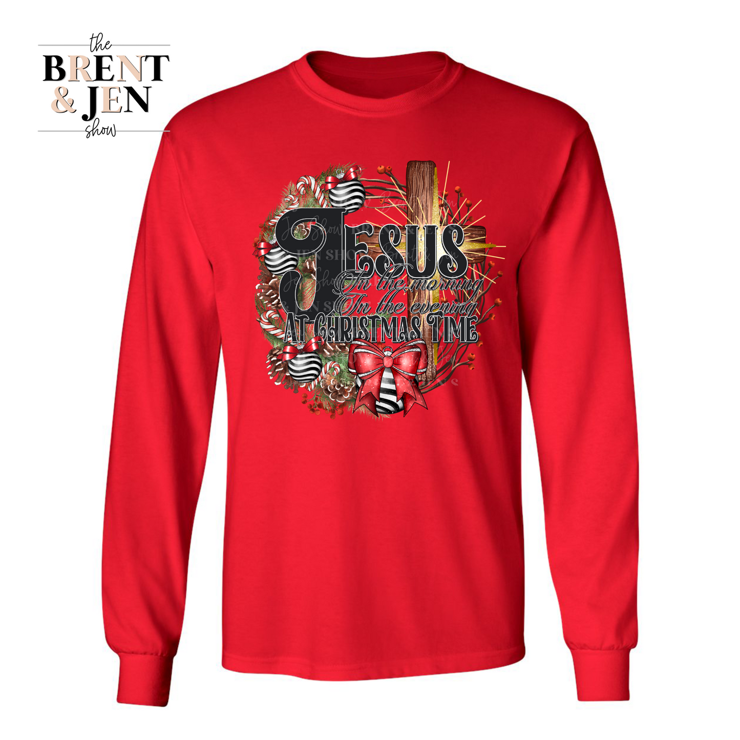 Jesus at Christmas Time Long Sleeve Shirt