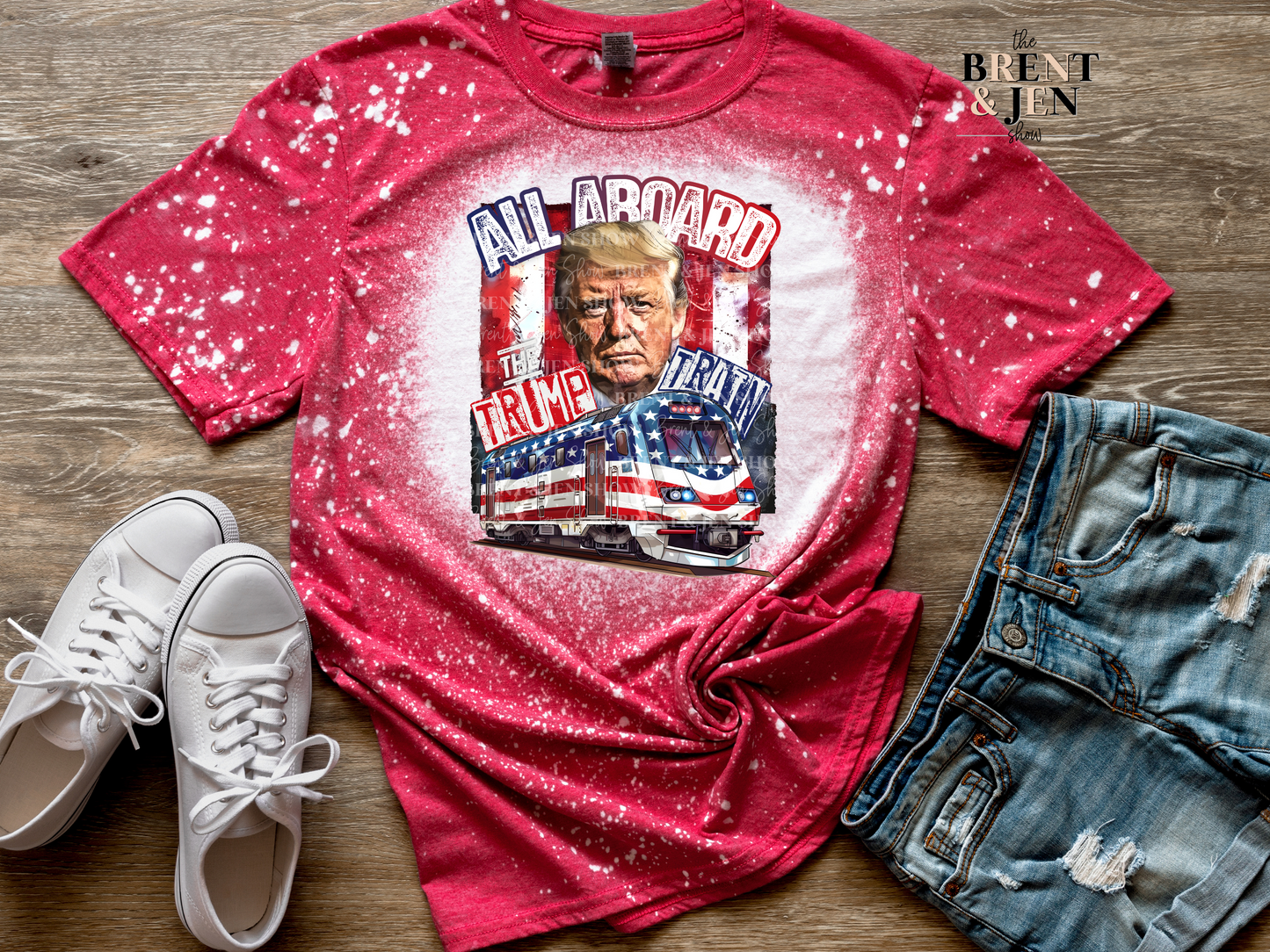 All Aboard The Trump Train T Shirt