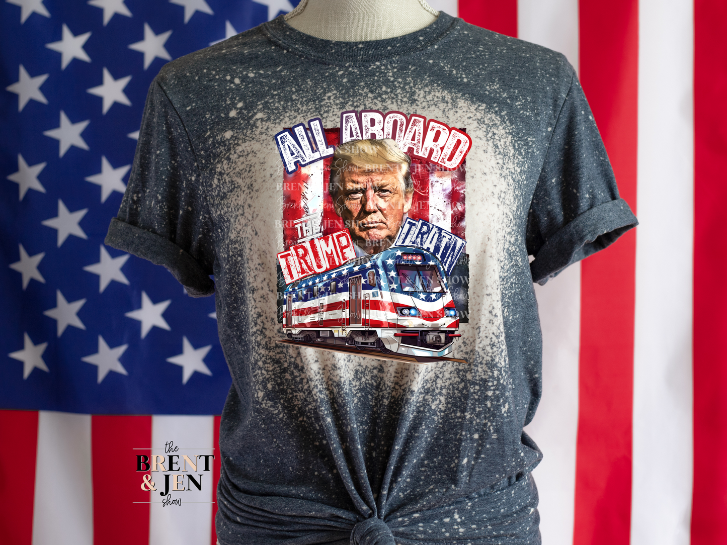 All Aboard The Trump Train T Shirt