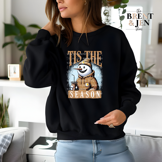 Tis The Season Snowman Sweatshirt