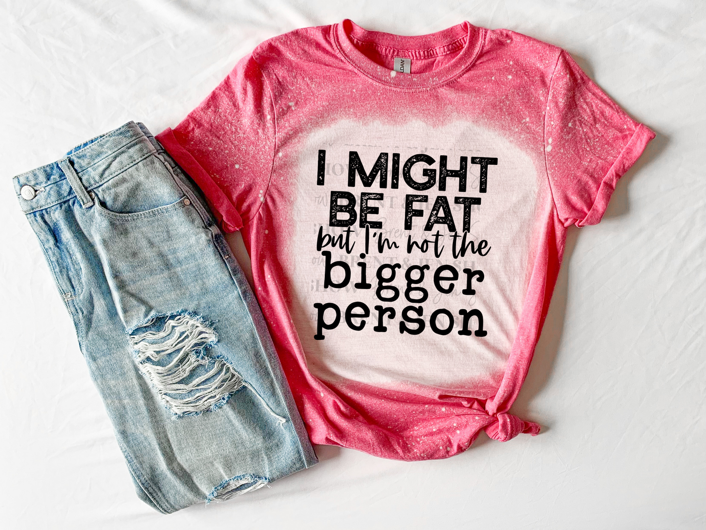 I Might Be Fat But I'm Not the Bigger Person T-Shirt