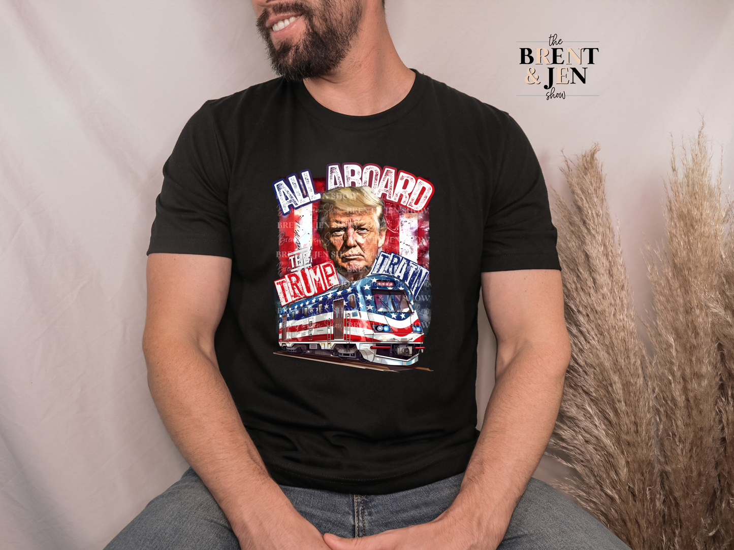 All Aboard The Trump Train T Shirt