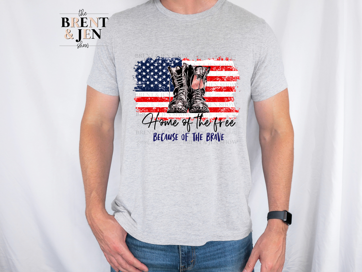 Home of the Free Because of the Brave T-Shirt