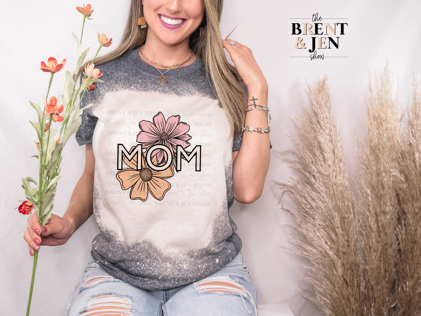 Mom Floral T-Shirt