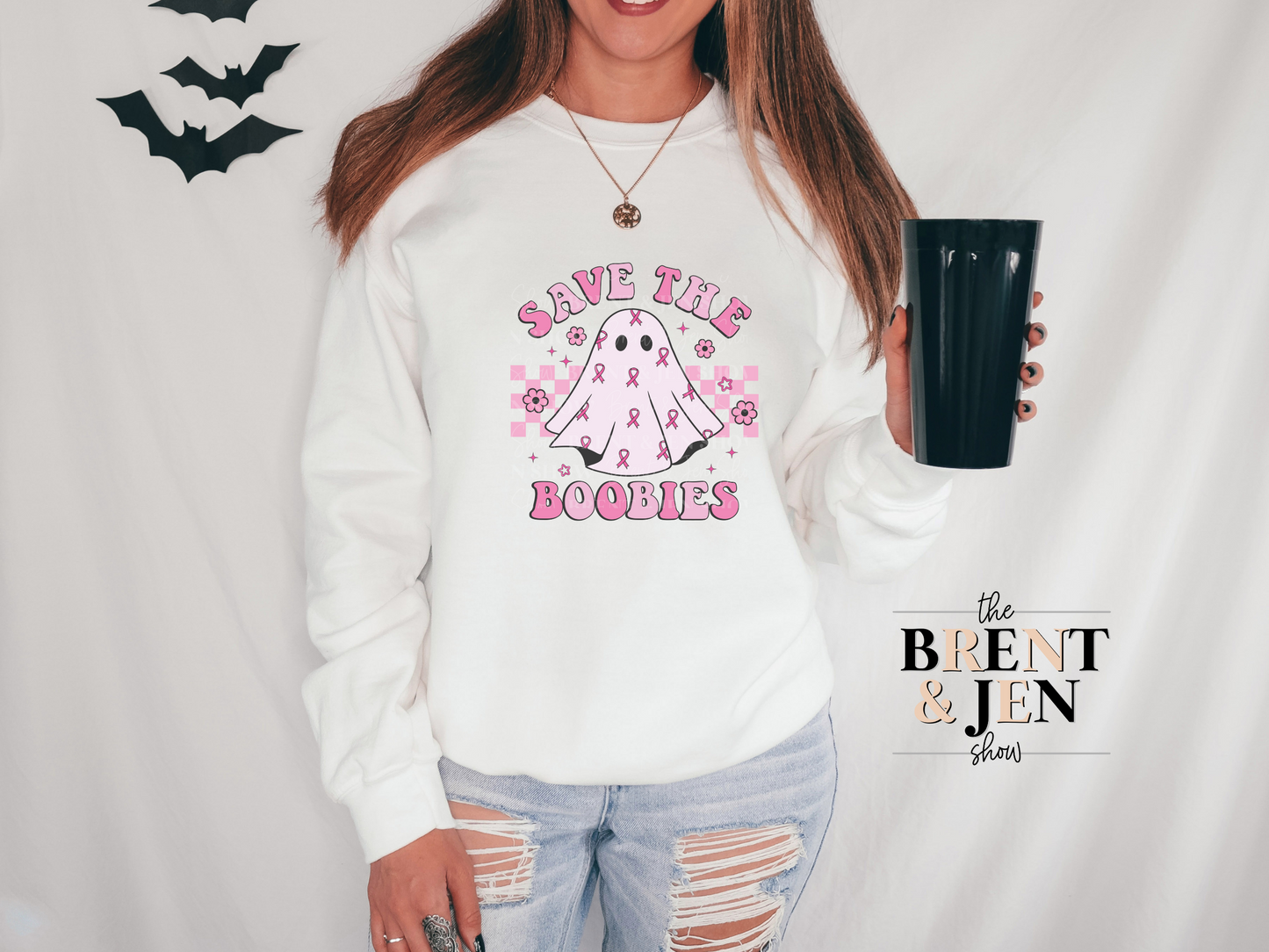 Save the Boobies, Ghost Sweatshirt