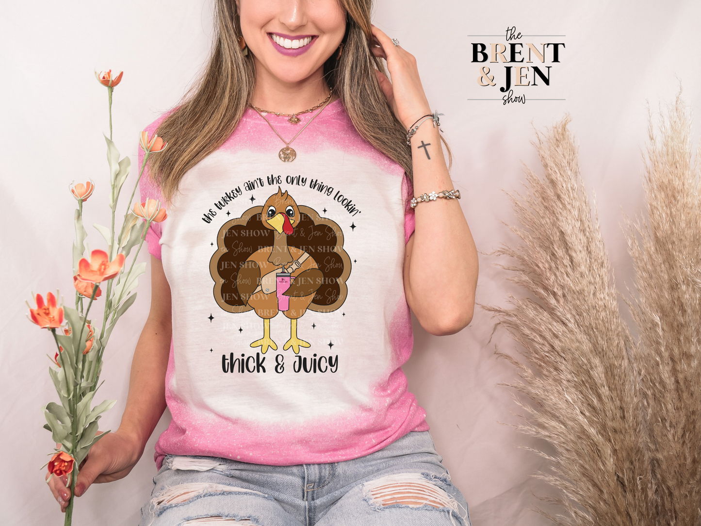 The Turkey Aint the only Thing Lookin Thick and Juicy T-Shirt