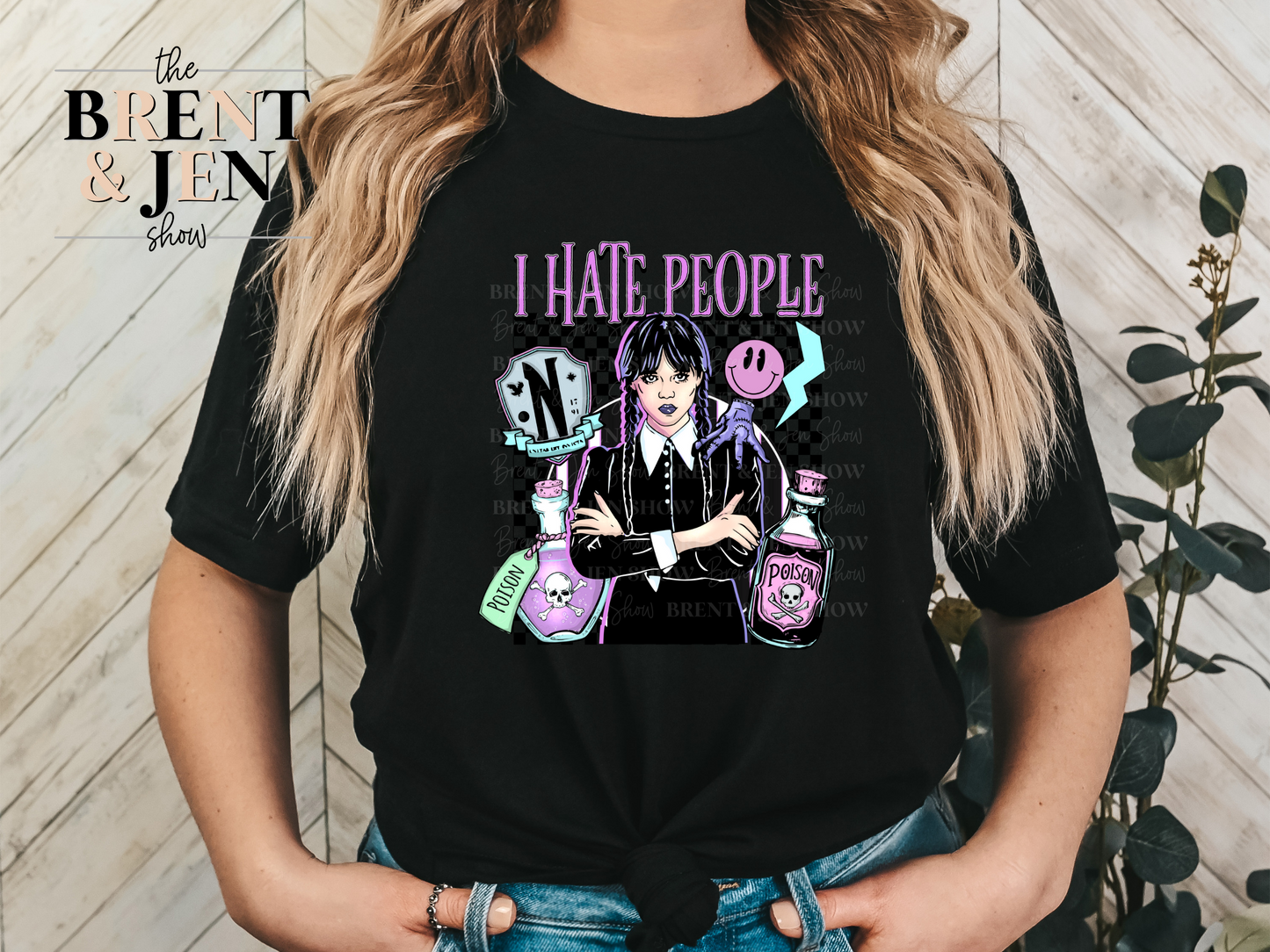 I Hate People, Wednesday Adams T-Shirt