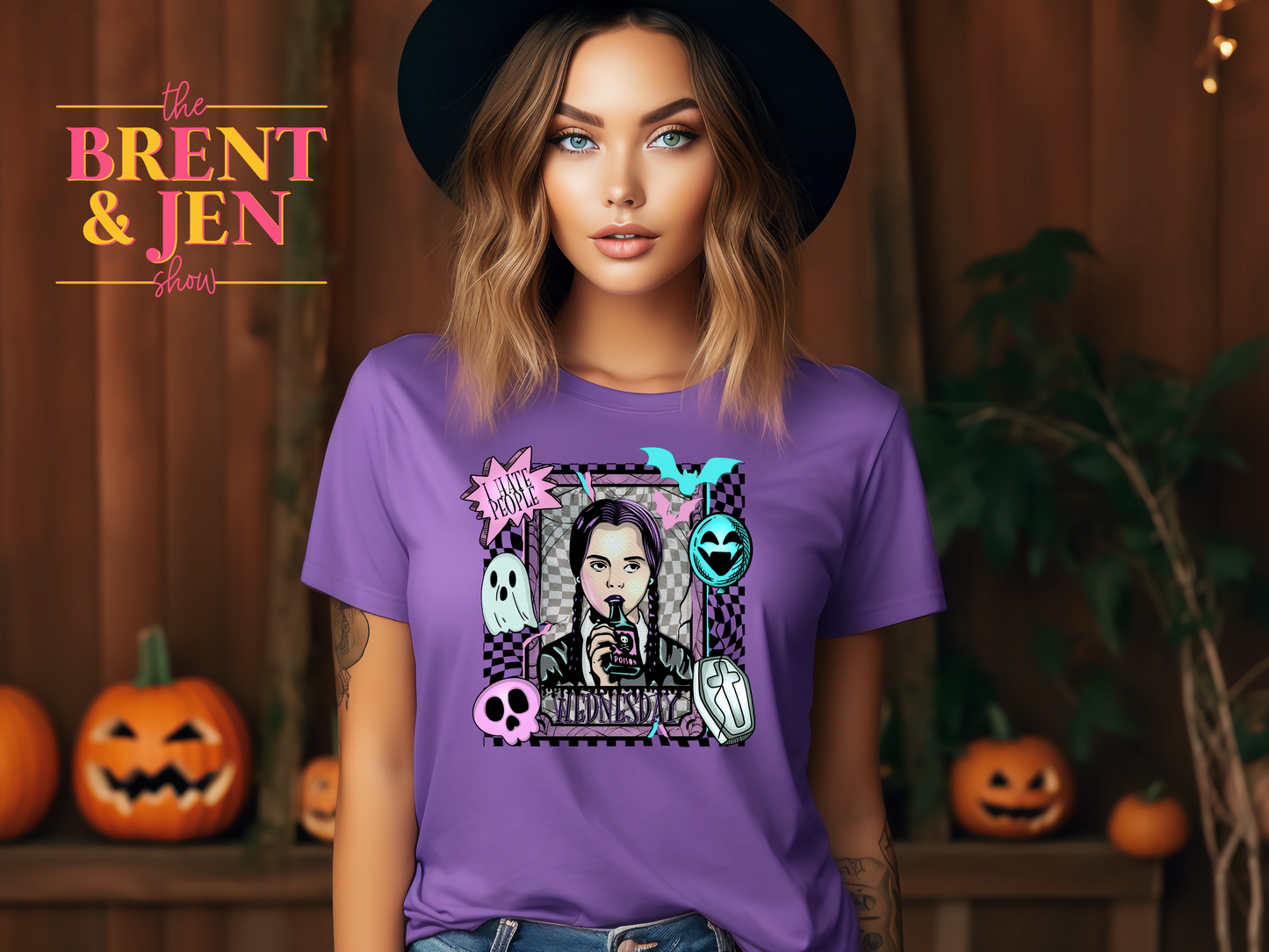 I Hate People, Wednesday Adams T-Shirt