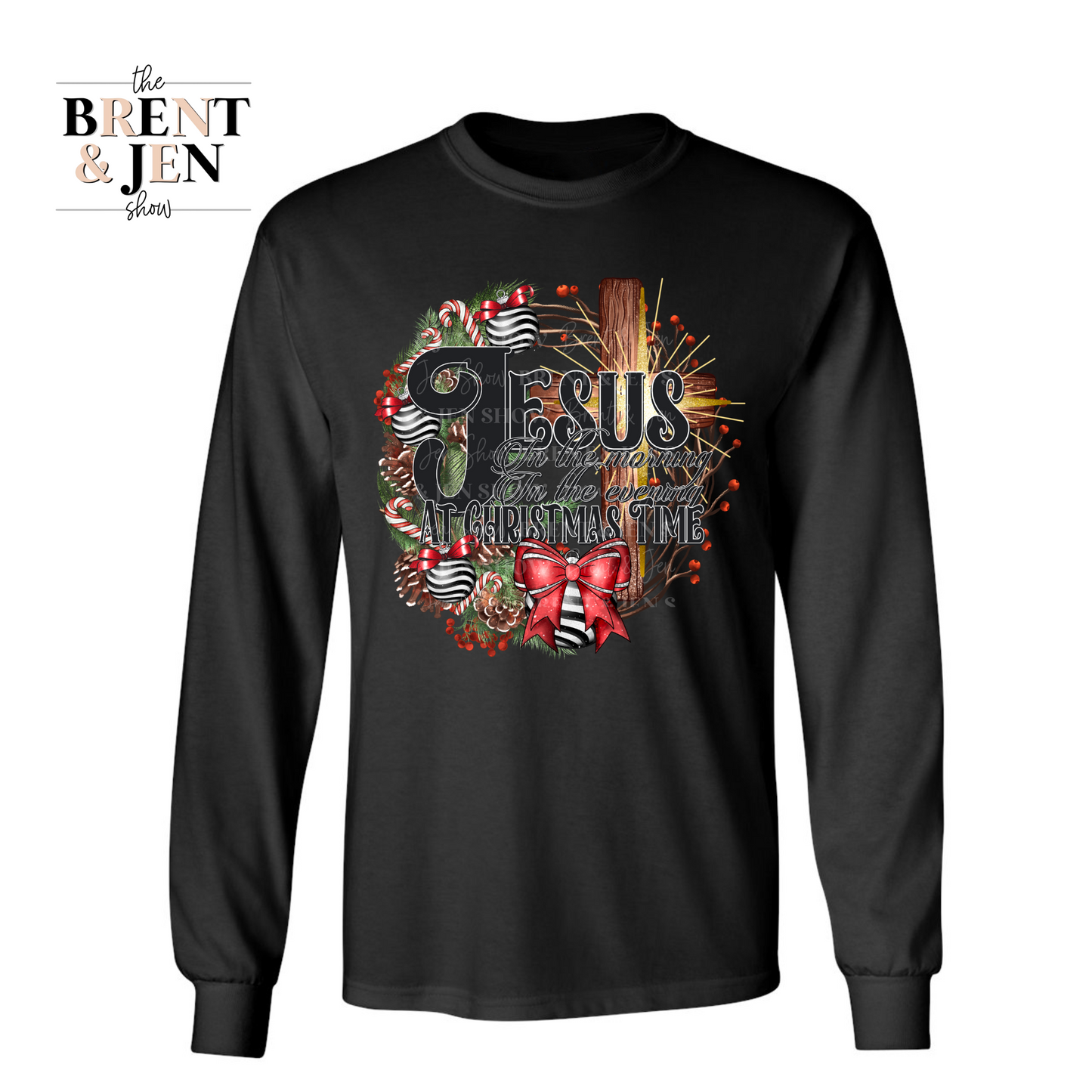 Jesus at Christmas Time Long Sleeve Shirt