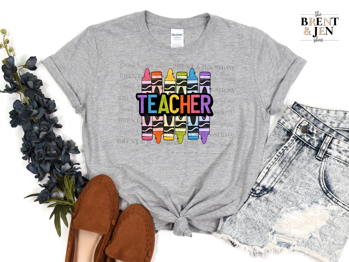 Teacher Crayons T-Shirt