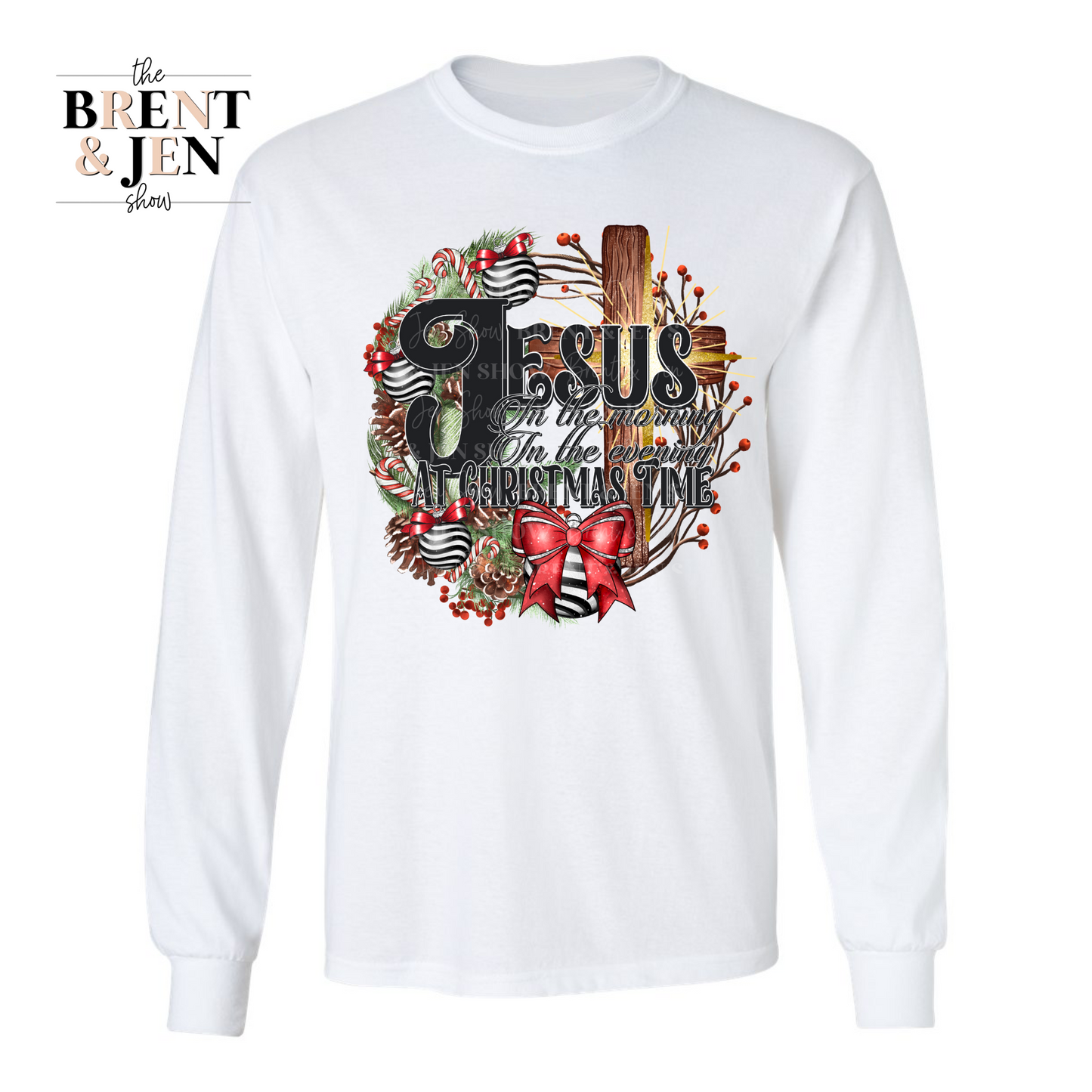 Jesus at Christmas Time Long Sleeve Shirt