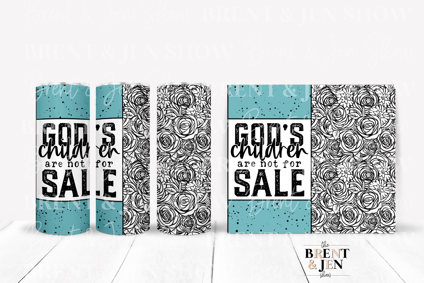 Gods Children are Not For Sale, Sublimation Tumbler