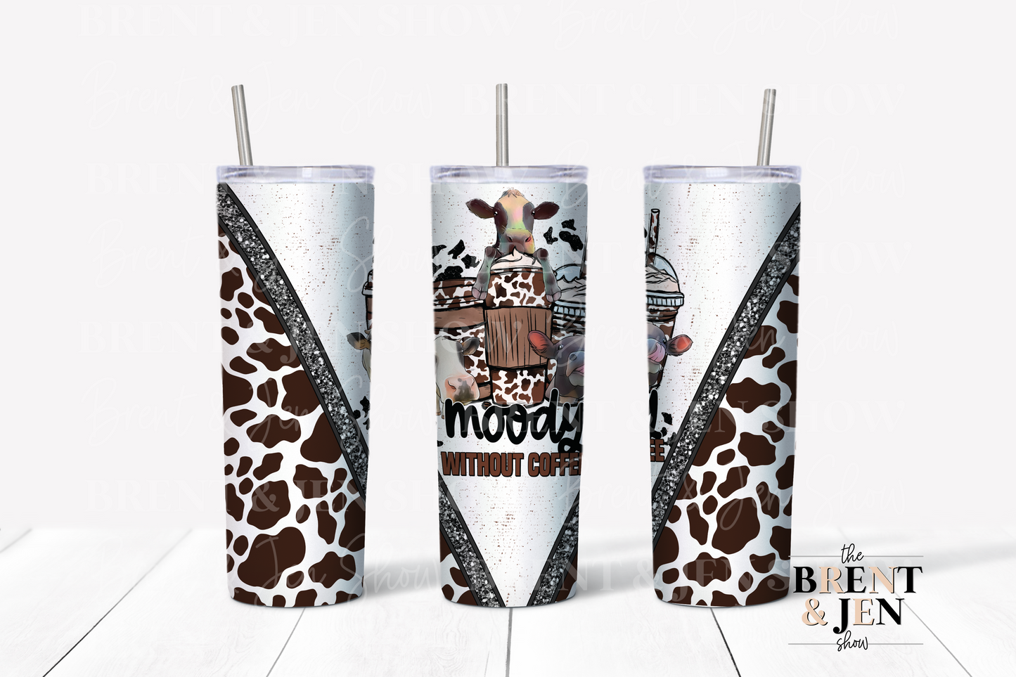 Moody Without Coffee, Sublimation Stainless Steel Tumbler