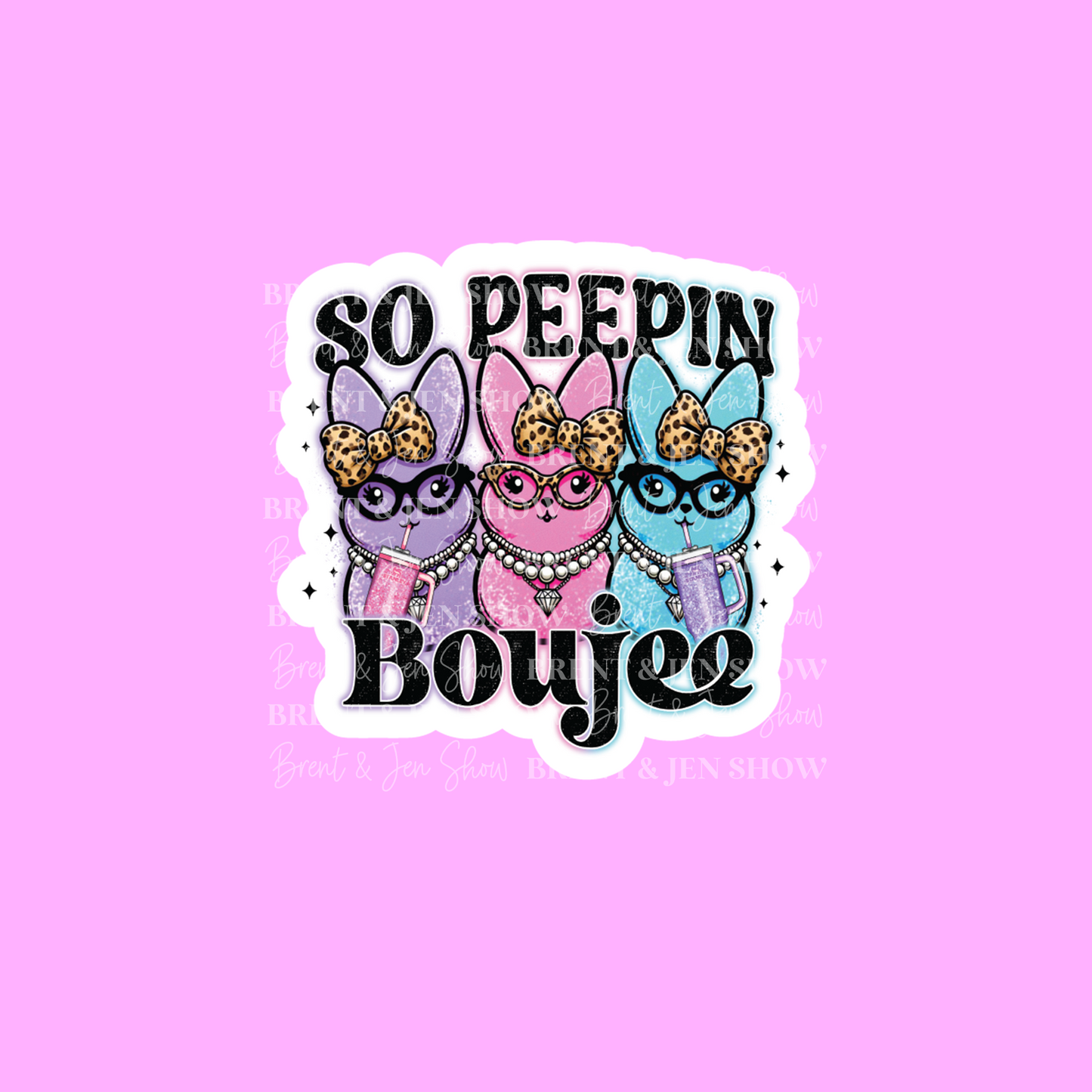 So Peepin Boujee Sticker