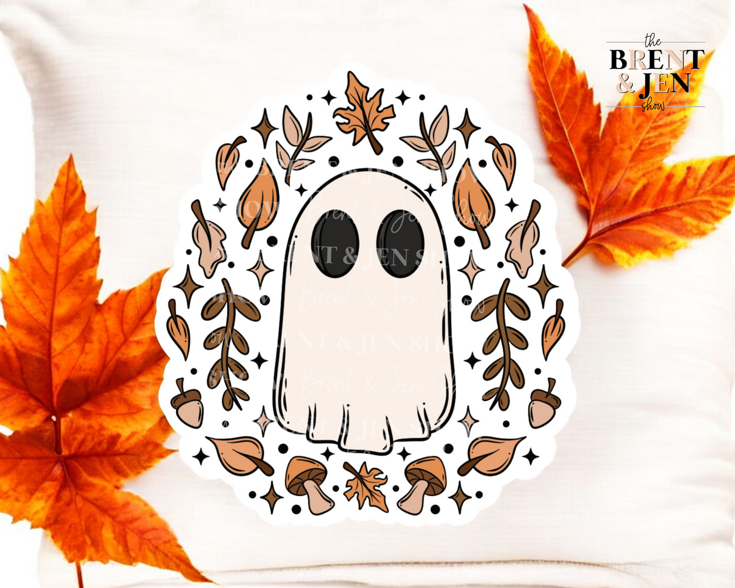 Cute Ghost Fall Sticker