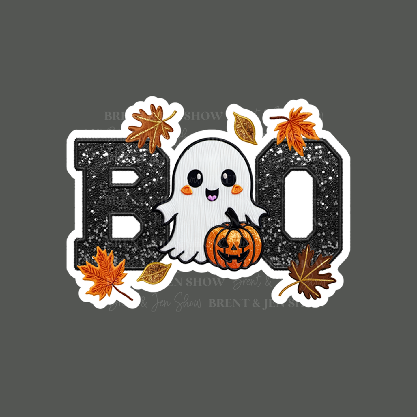 BOO - Cute Ghost Sticker