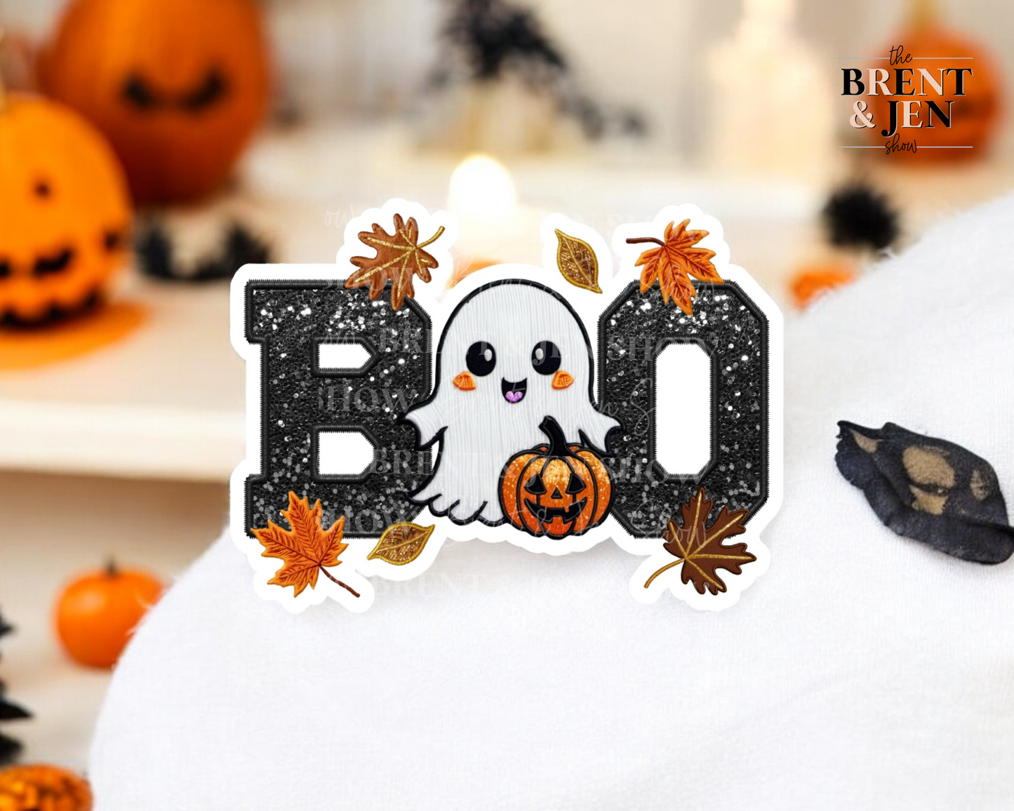 BOO - Cute Ghost Sticker