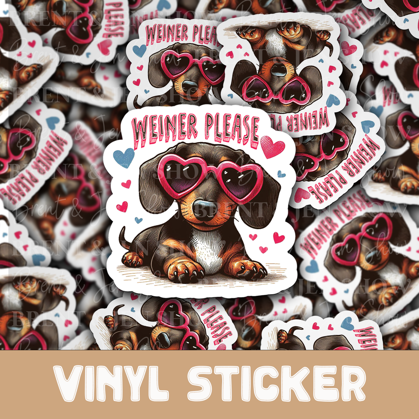 Weiner Please Sticker