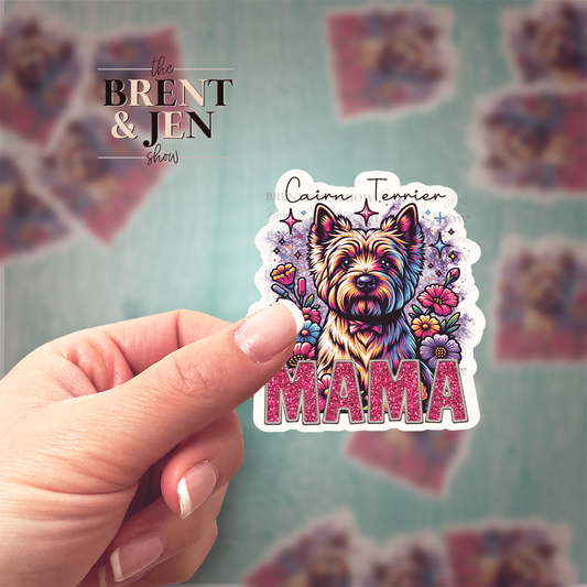 Cairn Terrier Mama Sticker