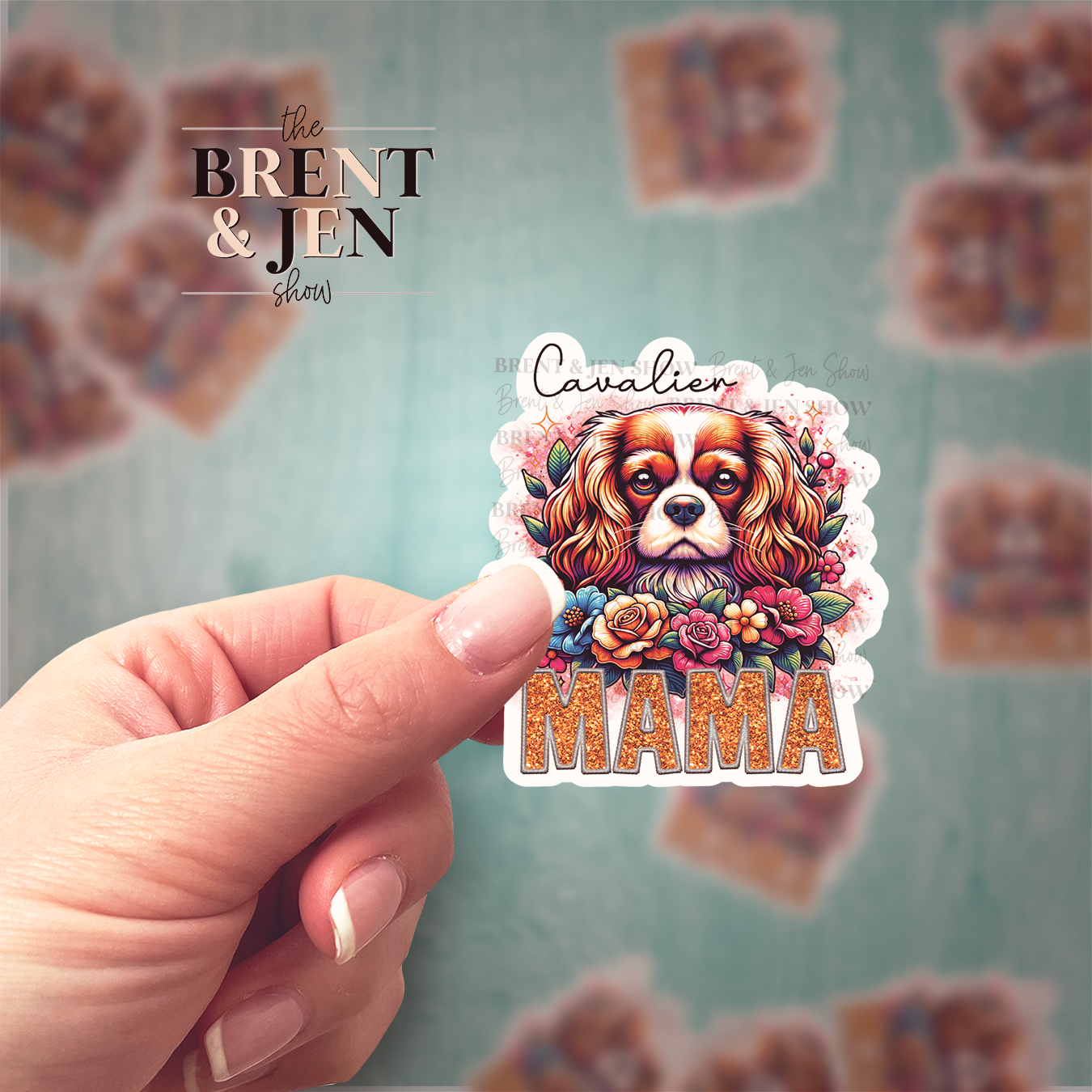 Cavalier Mama Sticker