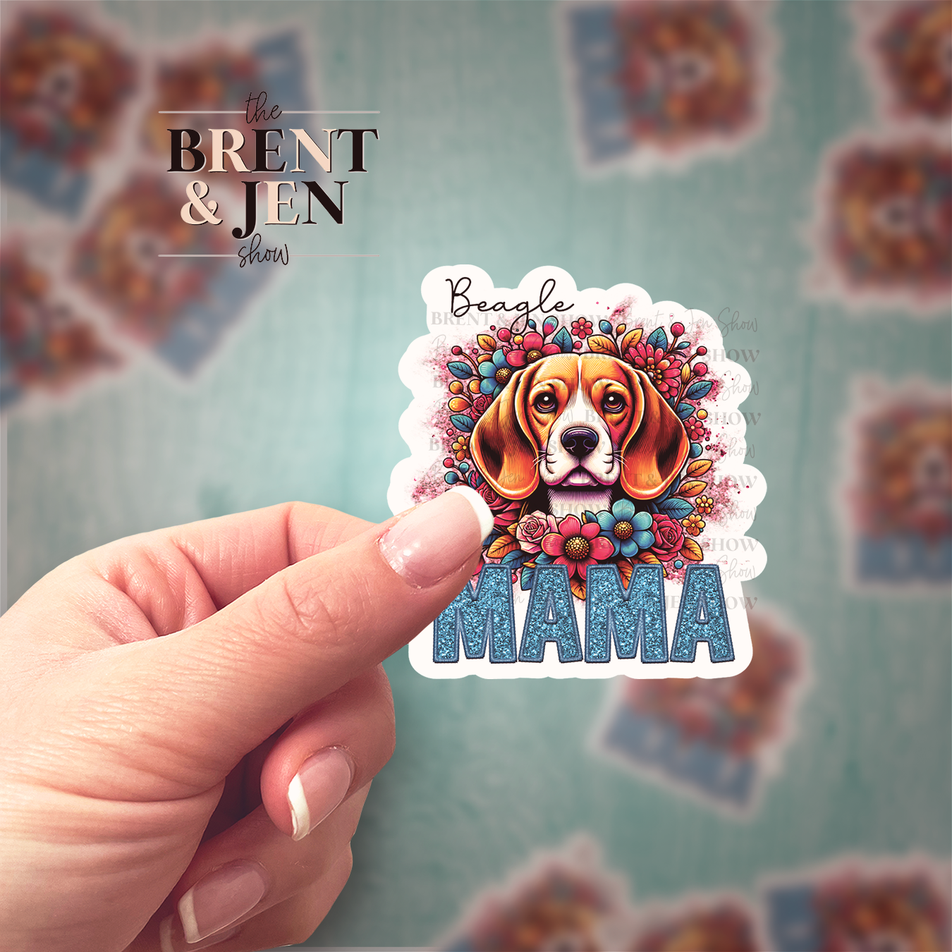 Beagle Mama Sticker