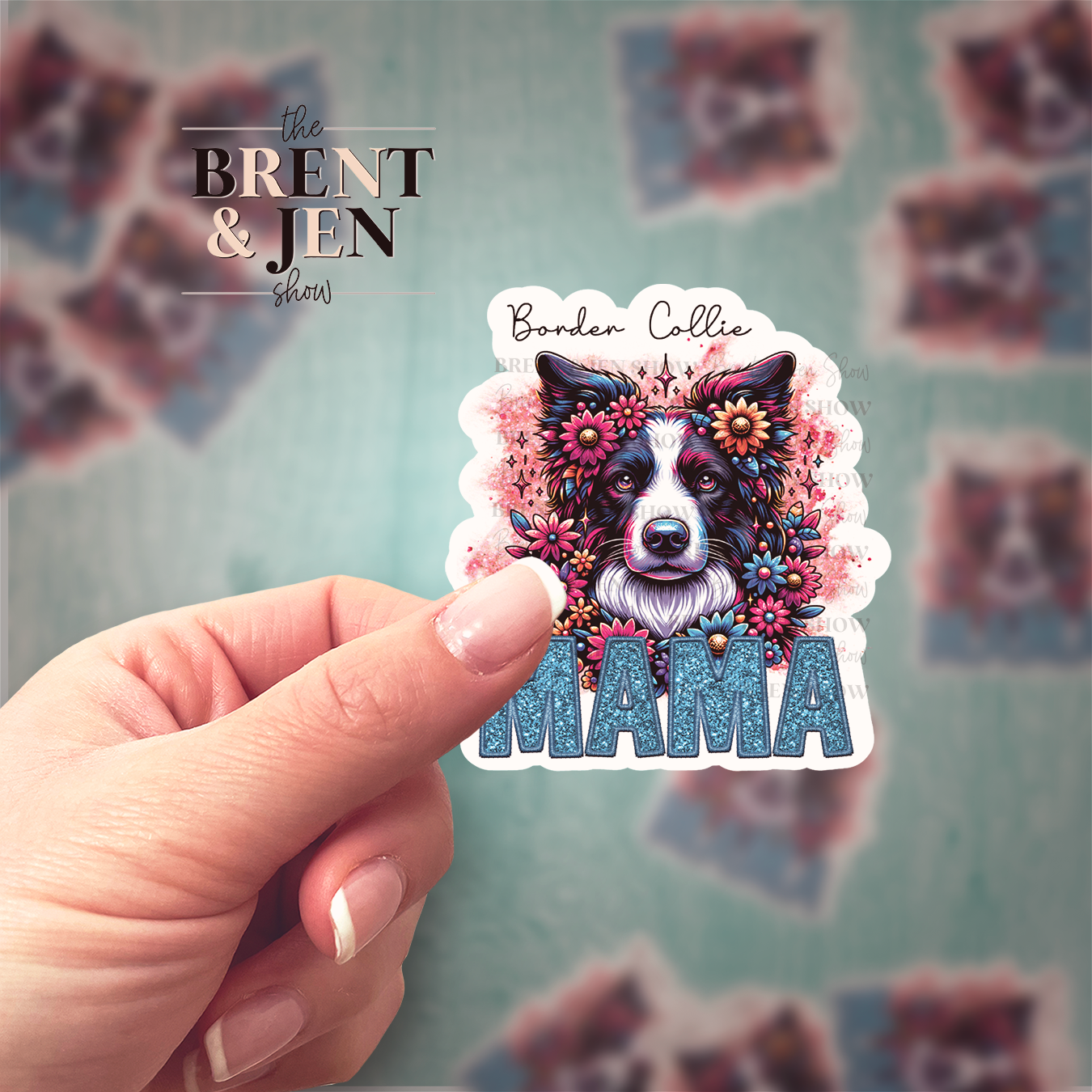 Border Collie Mama Sticker