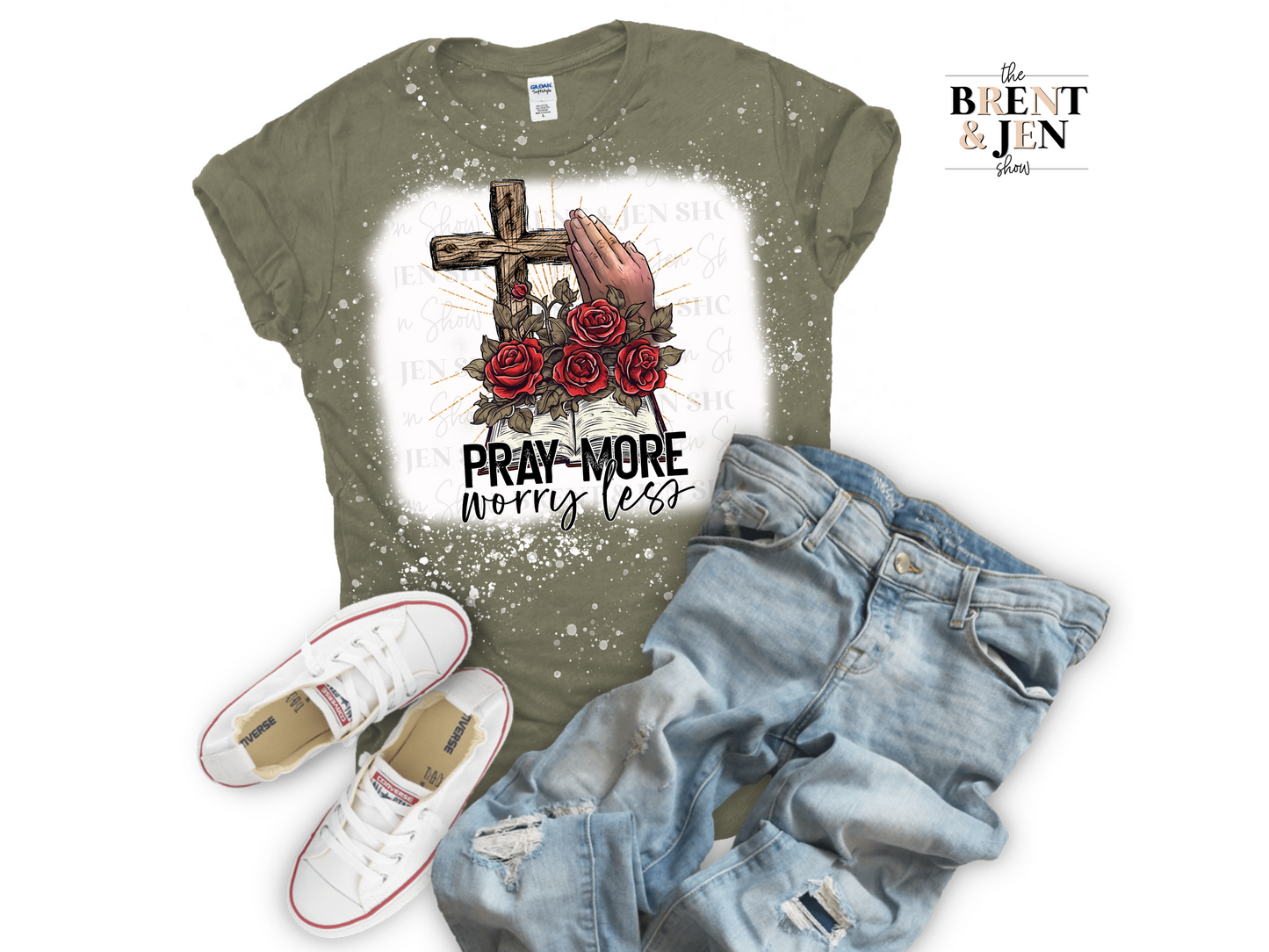 Pray More Worry Less T-Shirt