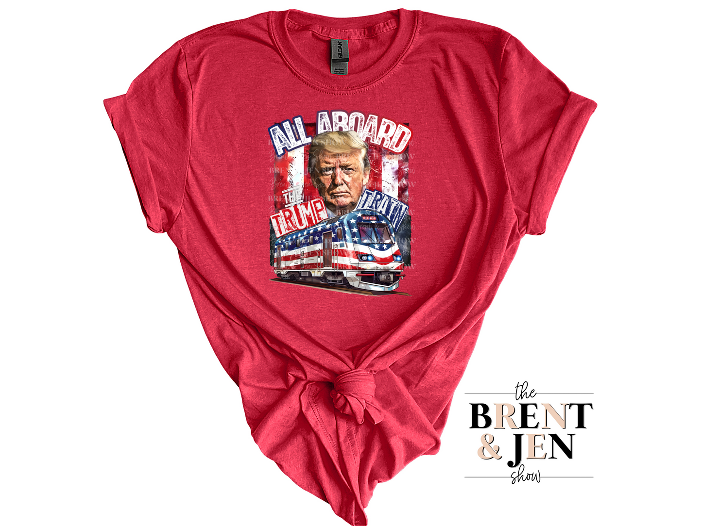 All Aboard The Trump Train T Shirt