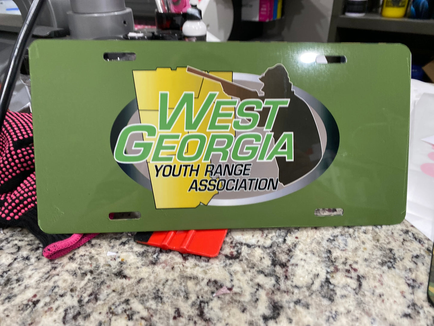 Copy of West Georgia Youth Range Association License Plate