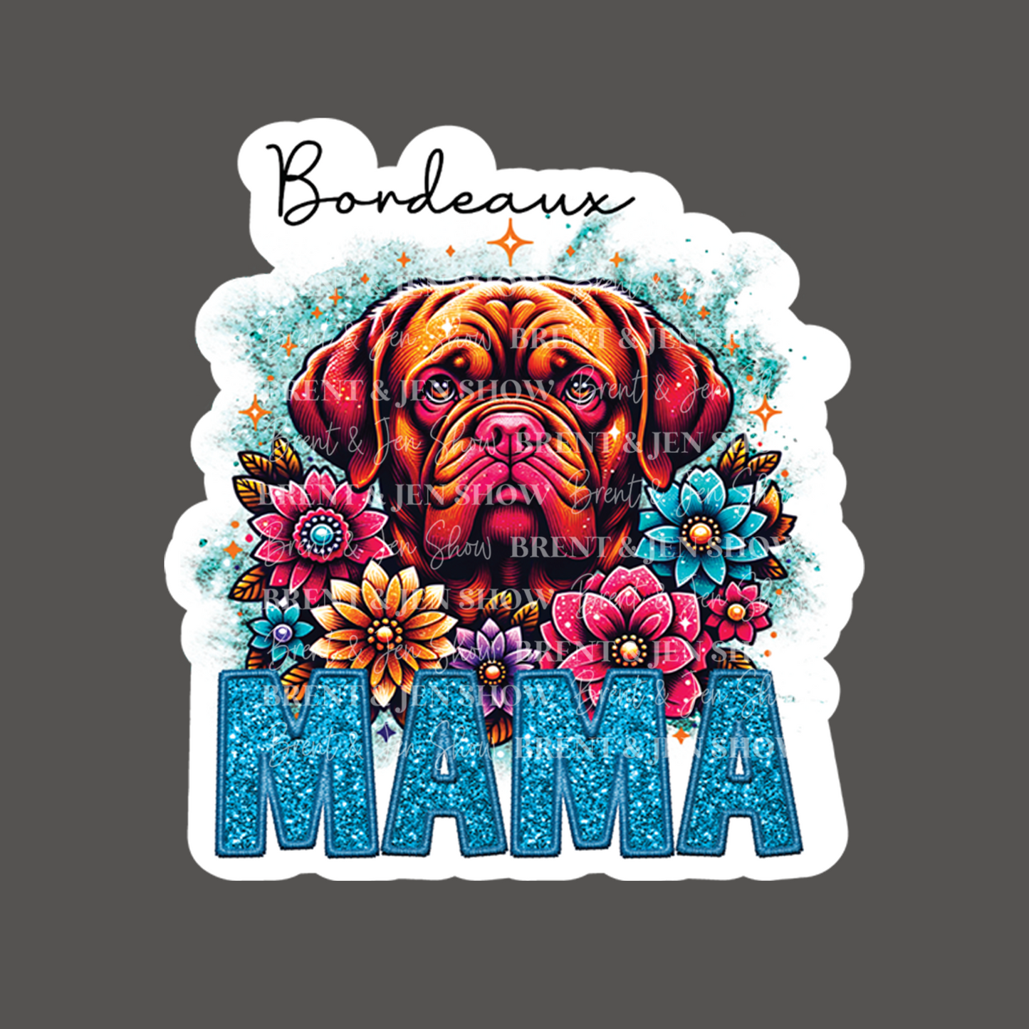 Bordeaux Mama Sticker