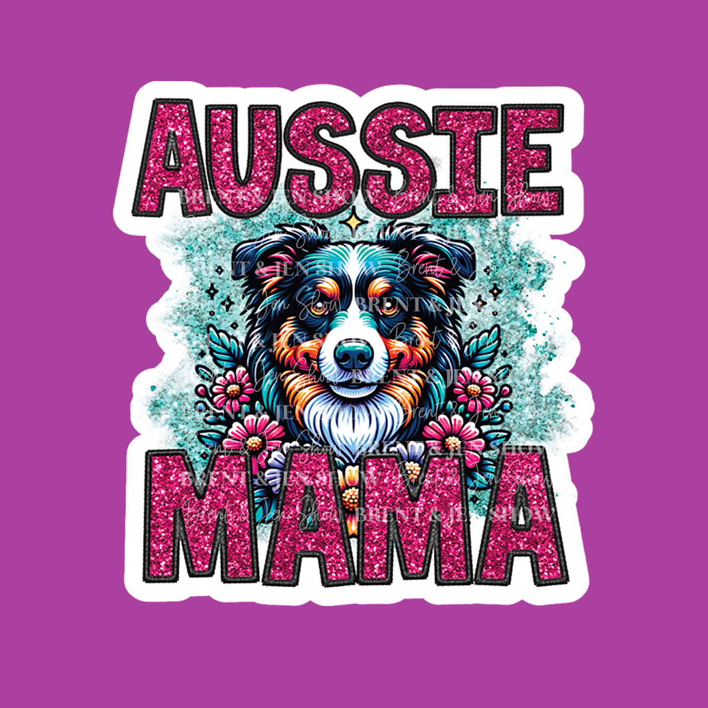 Aussie Mama Sticker