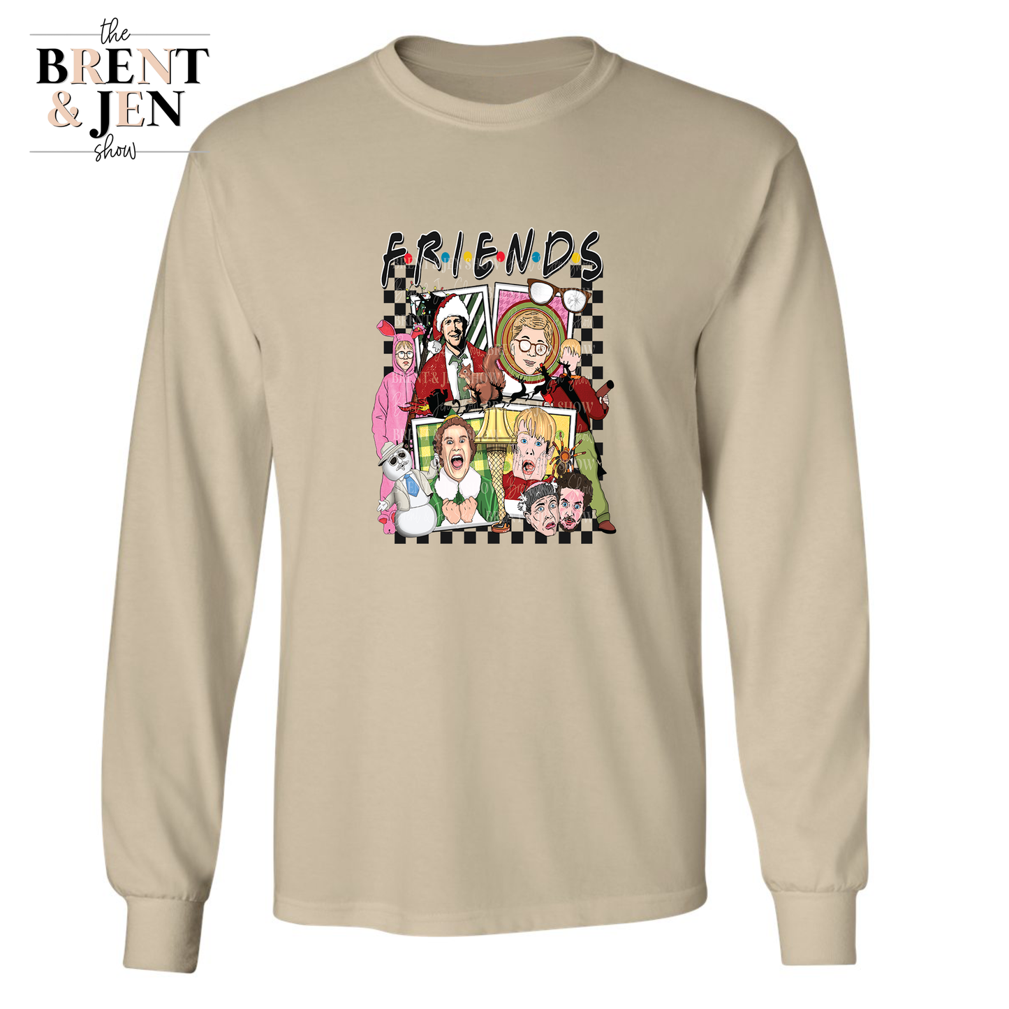 Friends Christmas Long Sleeve Shirt