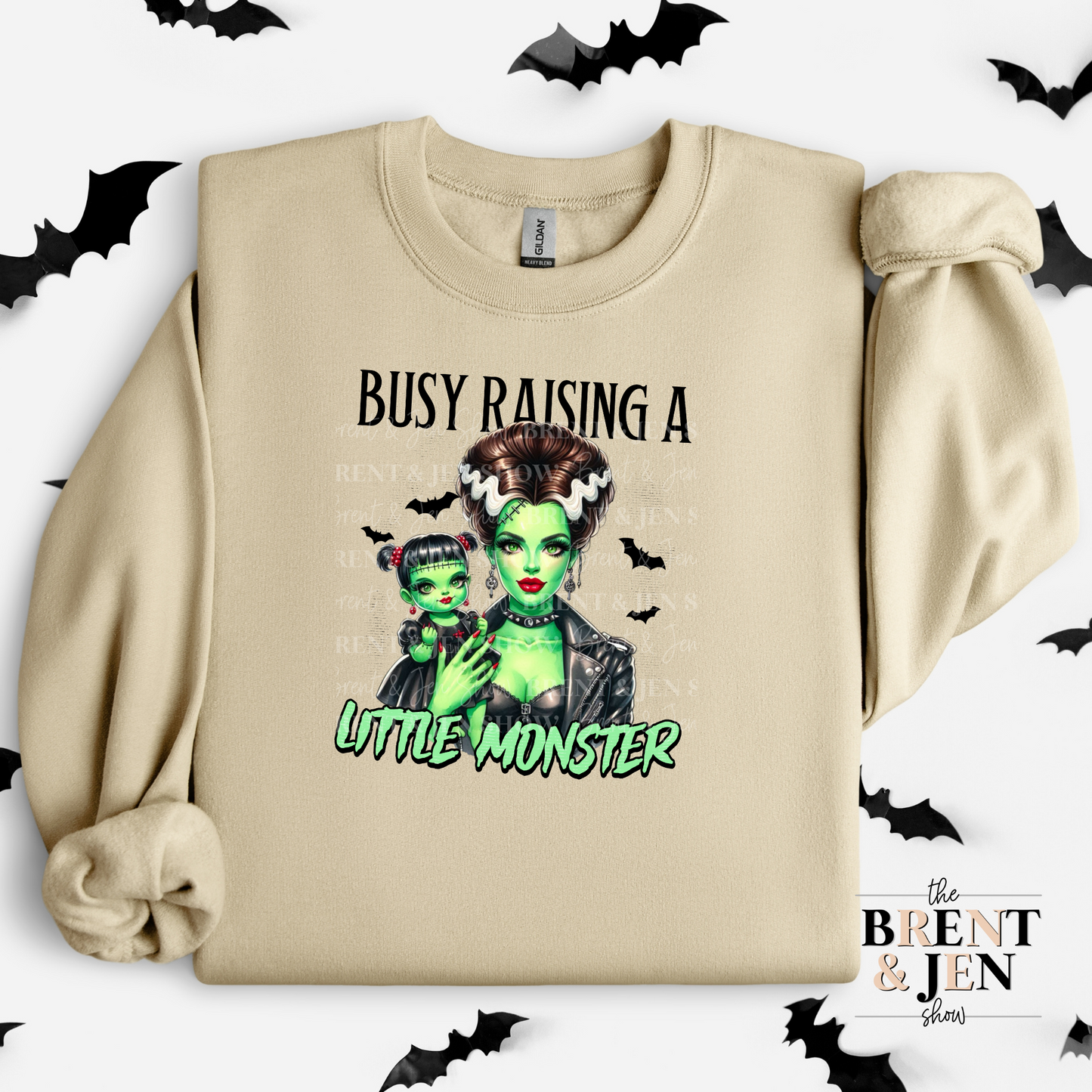 Busy Raising A Little Monster - Girl Sweatshirt