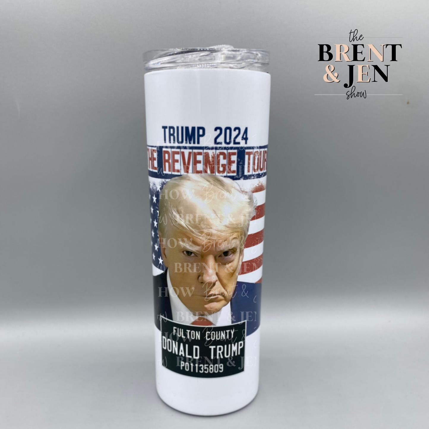 Trump Mugshot Tumbler