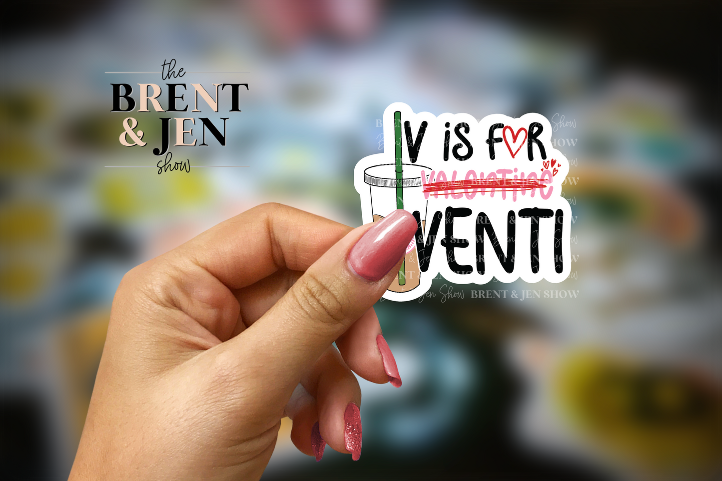 V is for Venti, Sticker