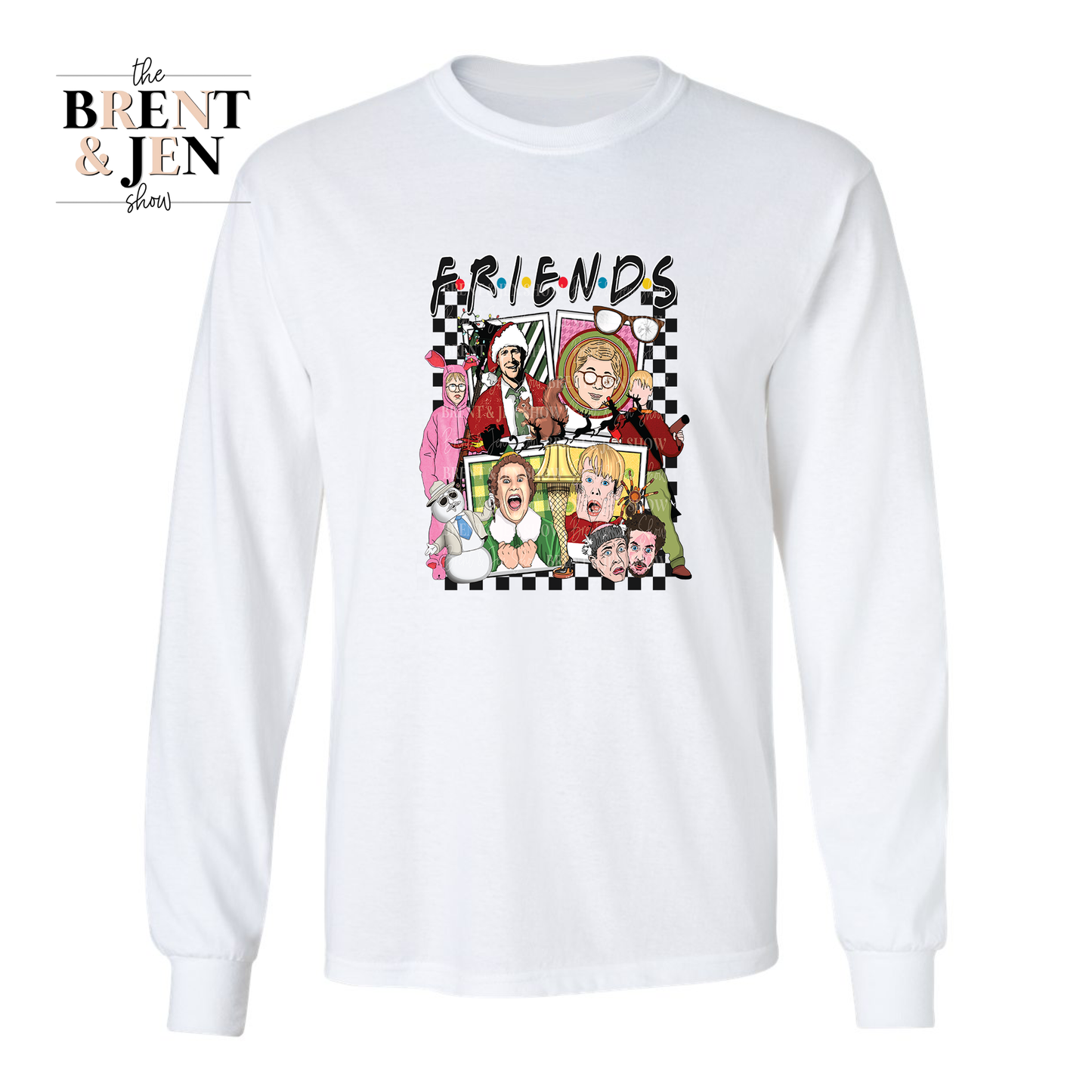 Friends Christmas Long Sleeve Shirt