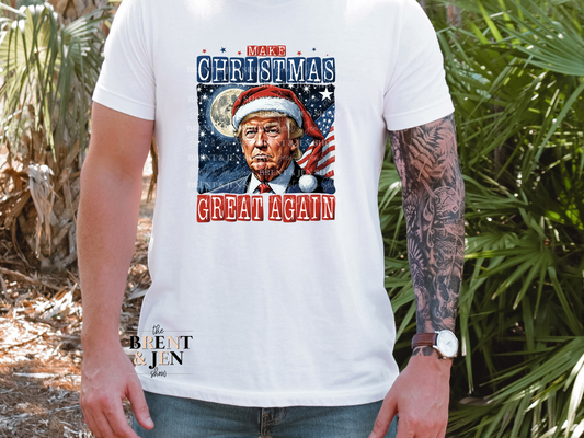 Make Christmas Great Again, Trump T Shirt