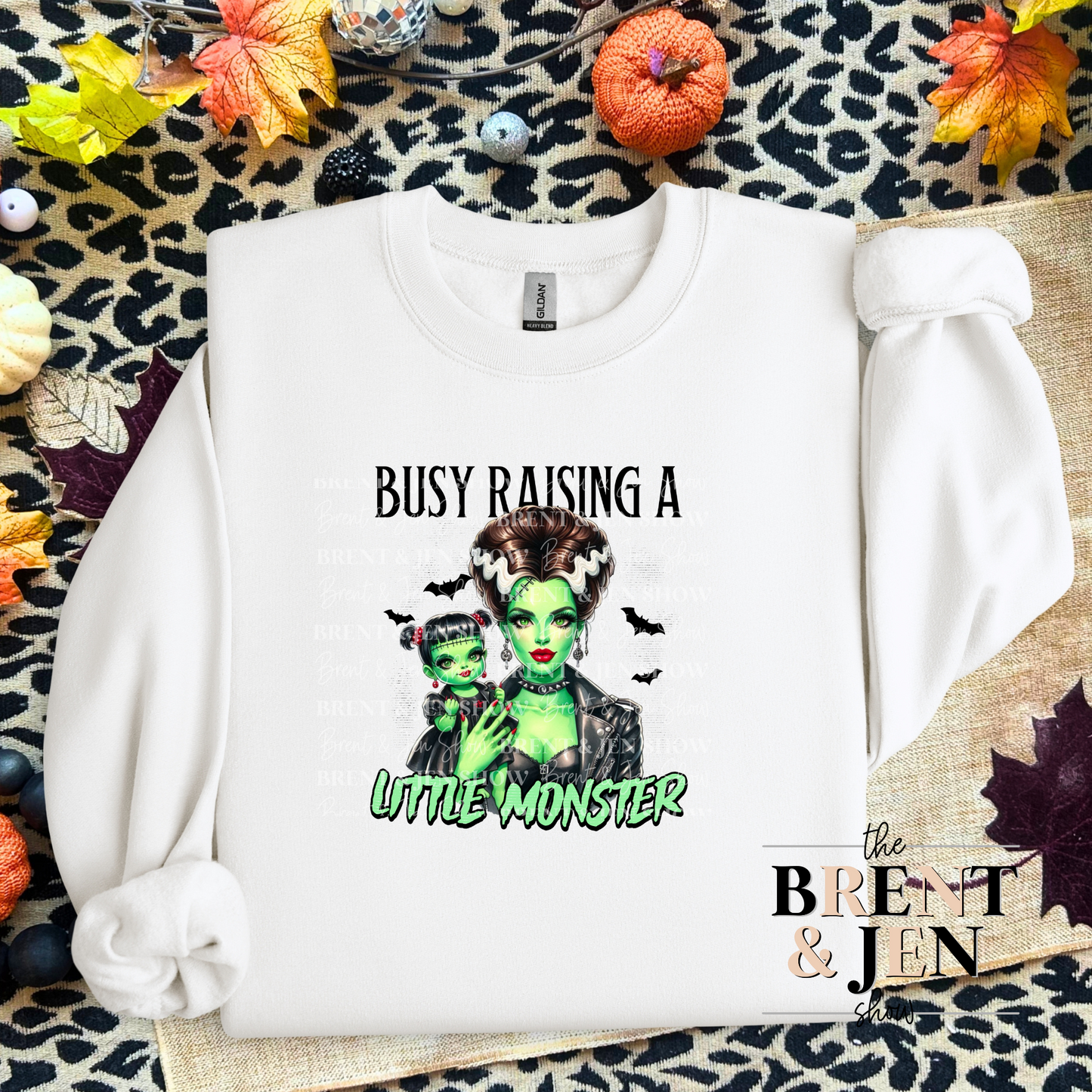 Busy Raising A Little Monster - Girl Sweatshirt