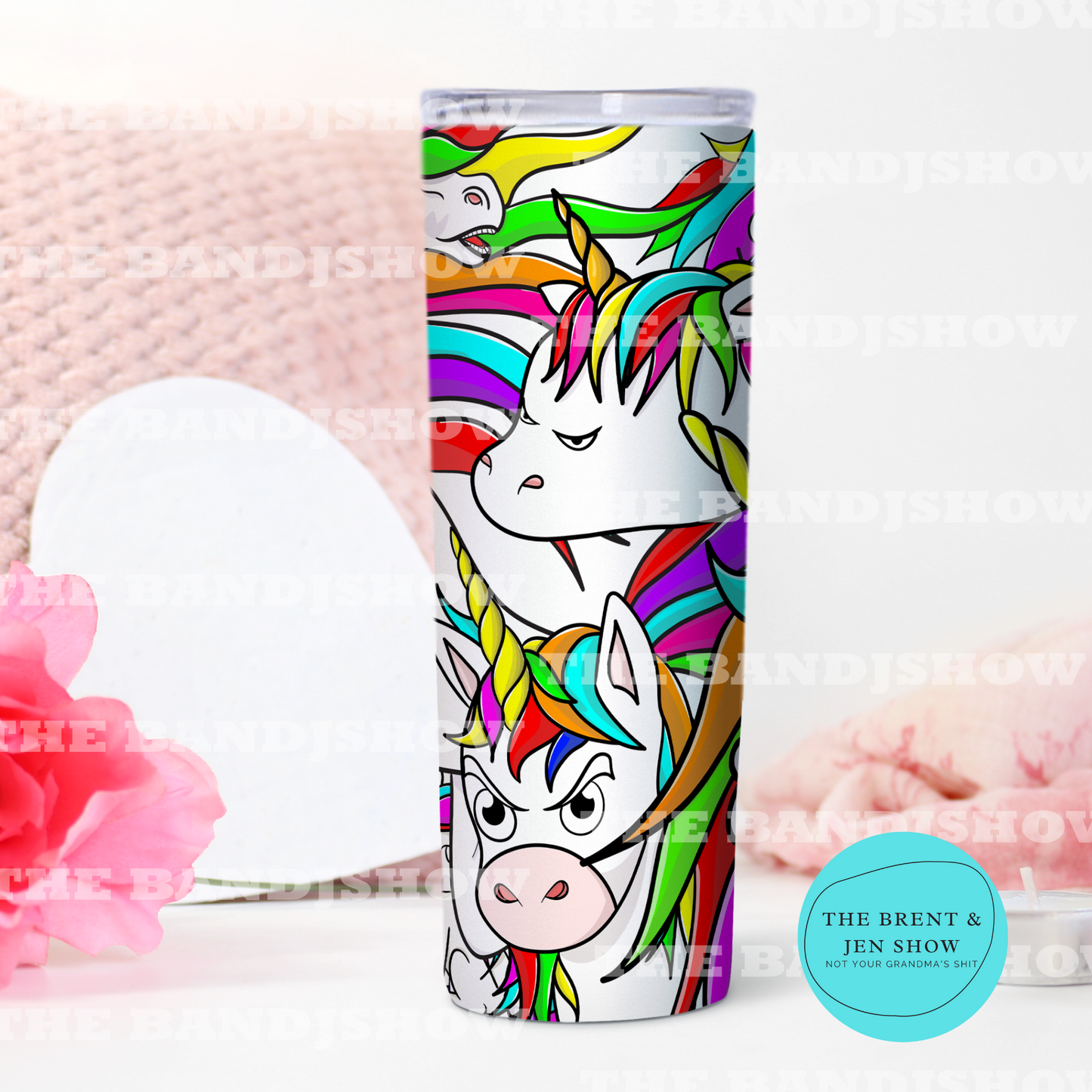 Humorous Unicorn Tumbler