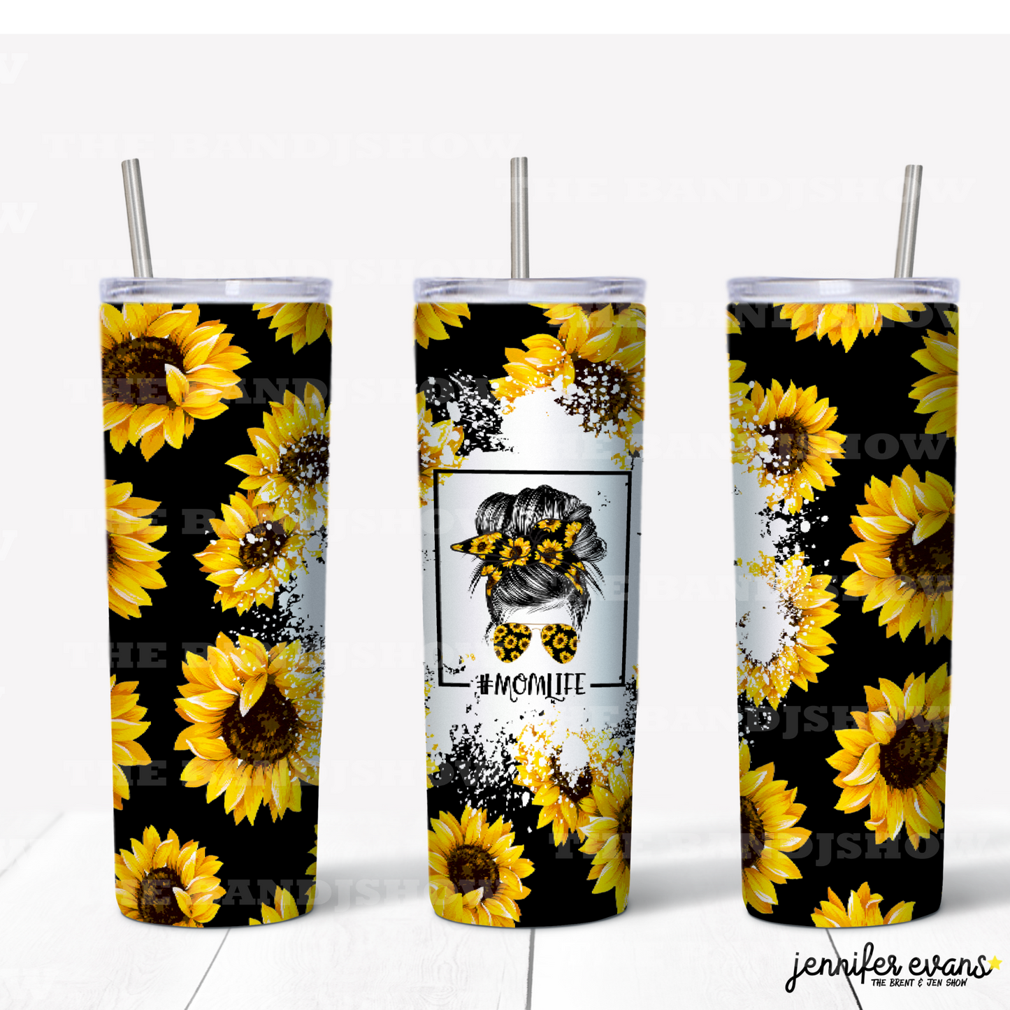 Mom Life Sunflower Tumbler