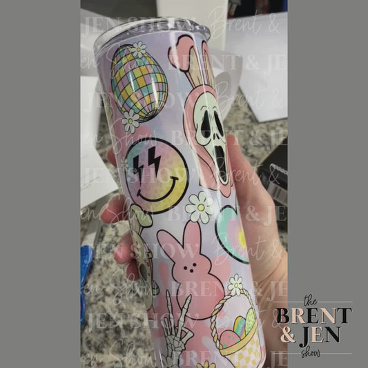 Spooky Easter Pastel Tumbler