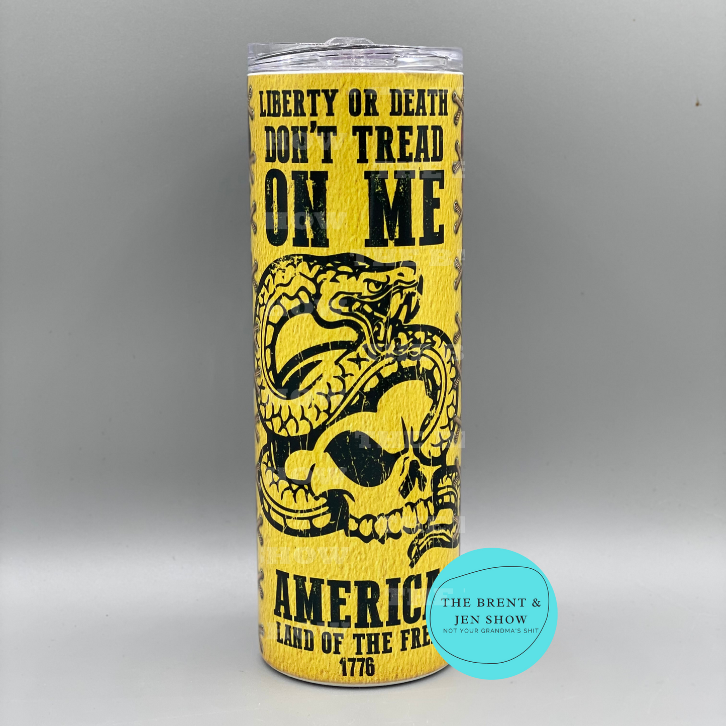 Ready To Ship Don't Tread on Me Sublimation Tumbler 20oz