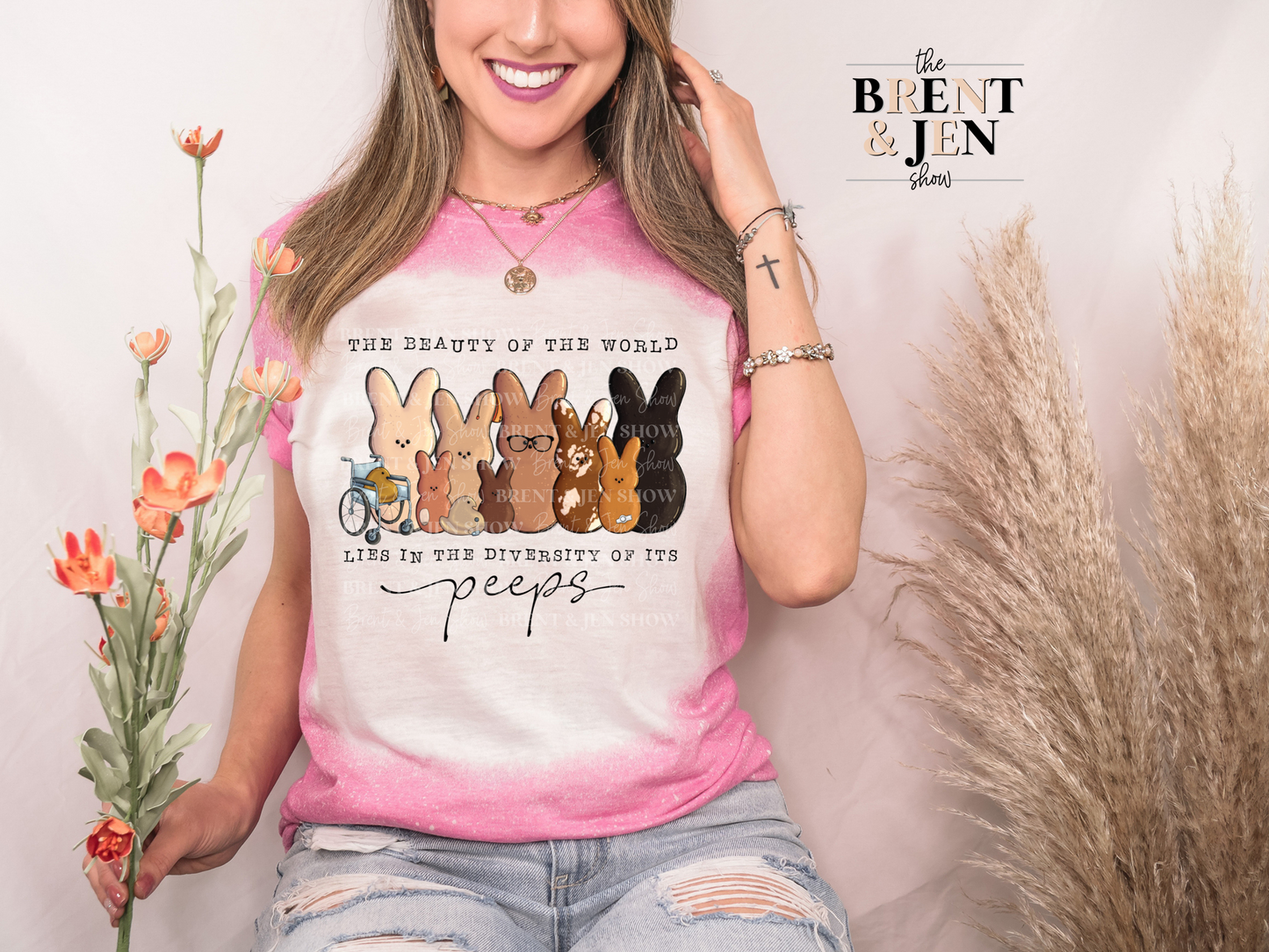 The Beauty of The World Lies in the Diversity of it's Peeps T-Shirt