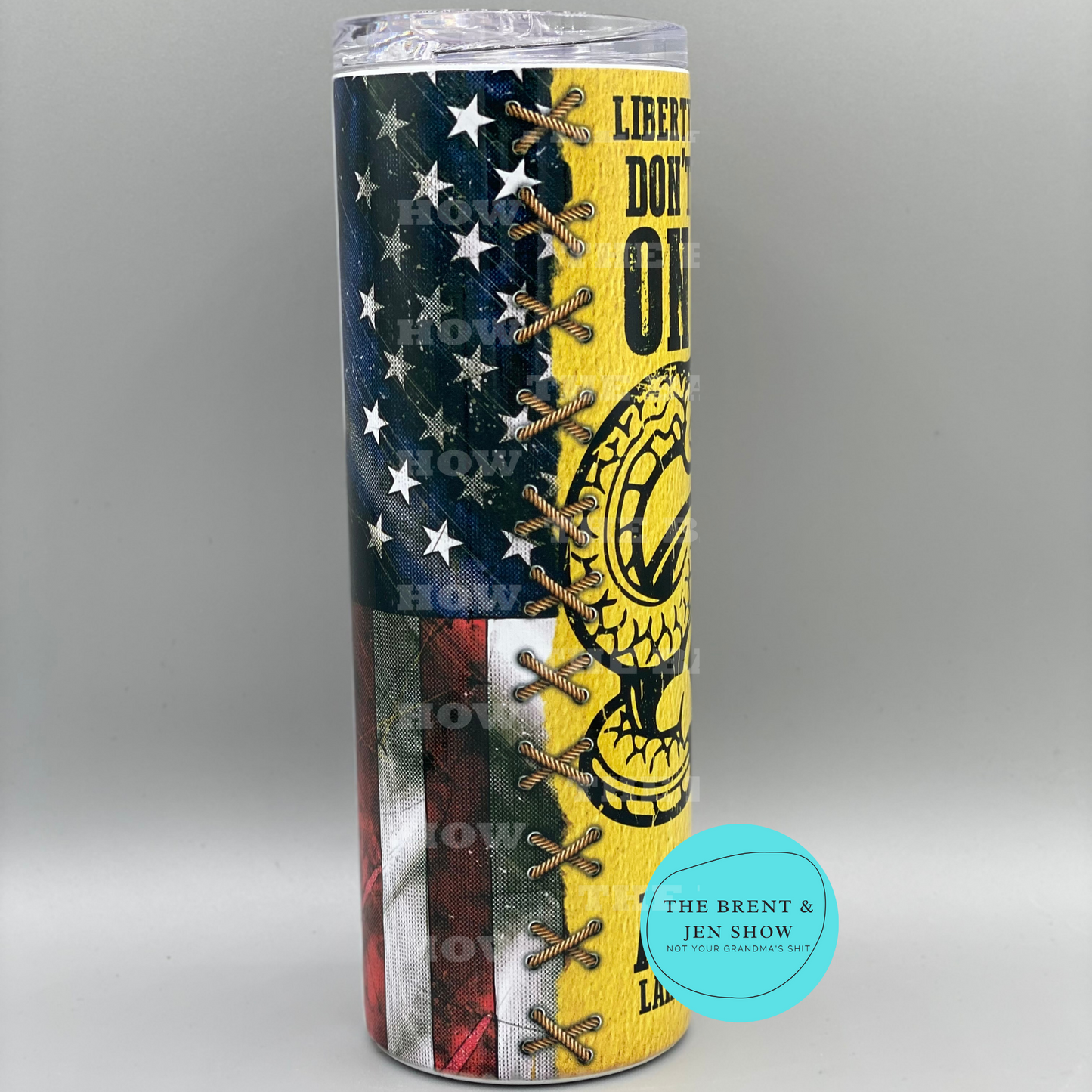 Ready To Ship Don't Tread on Me Sublimation Tumbler 20oz