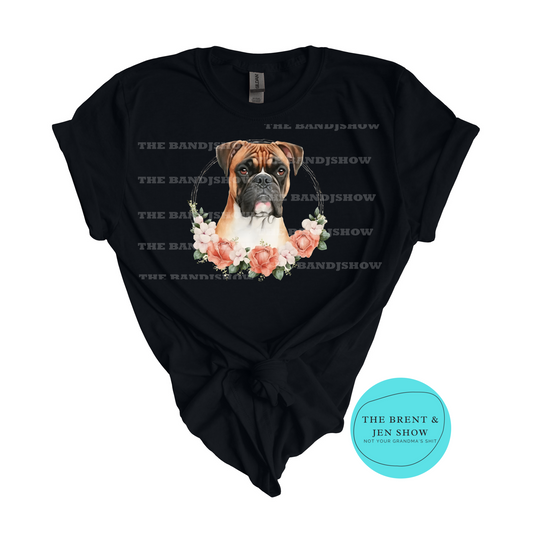 Flower Dog T-Shirt