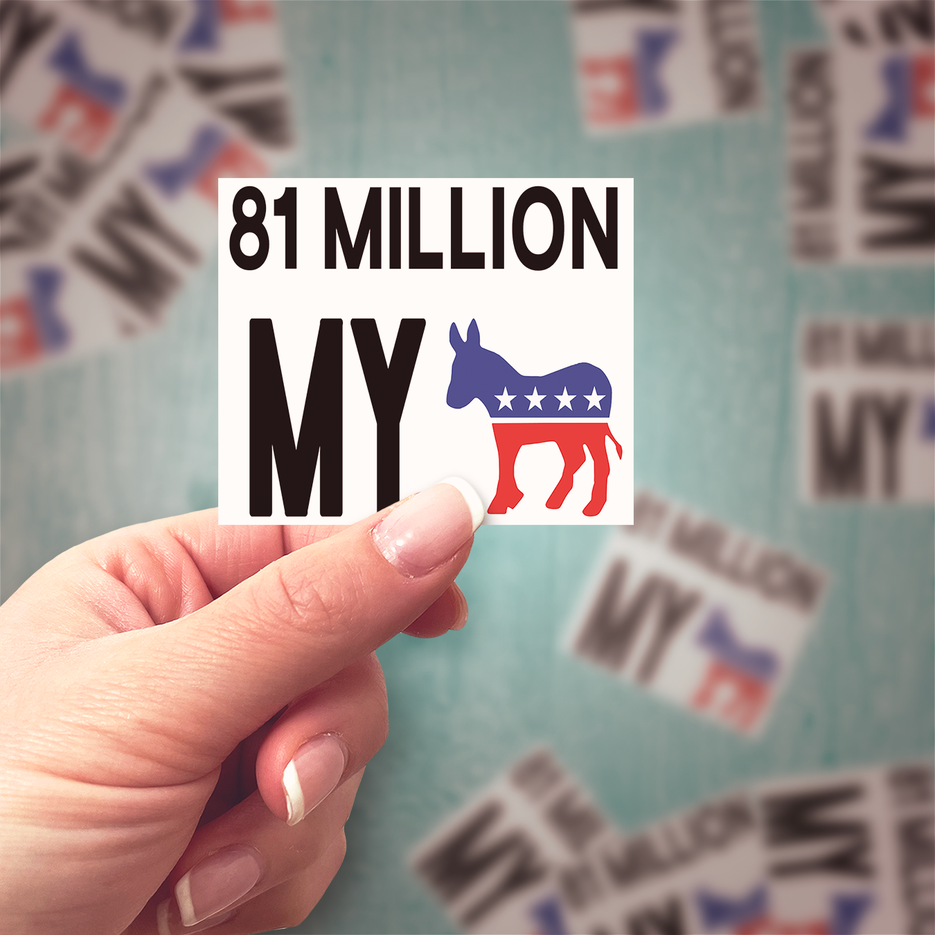 81 Million My Donkey Vinyl Sticker